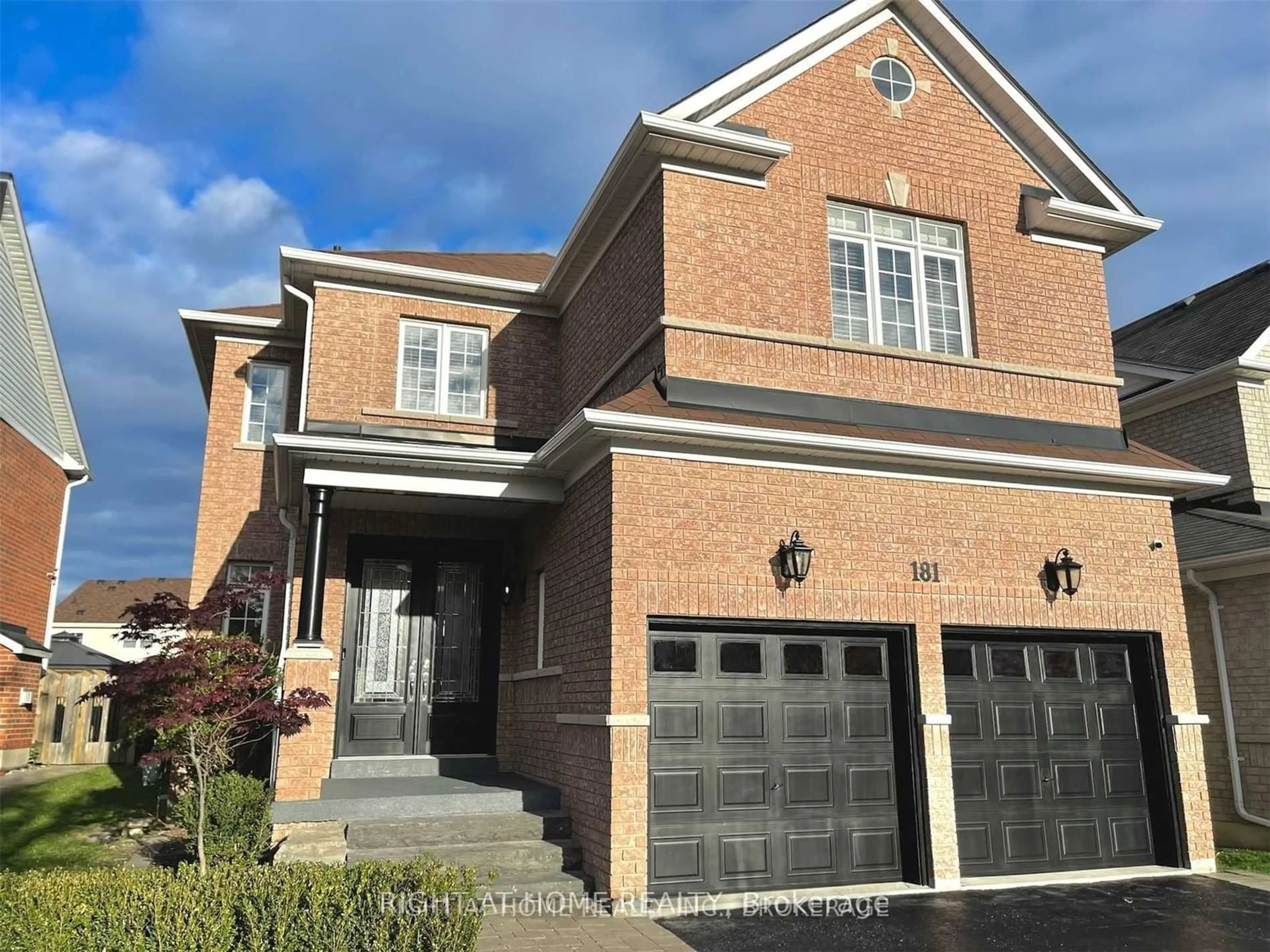 Home with brick exterior material for 181 Cachet Blvd, Whitby Ontario L1M 2L9