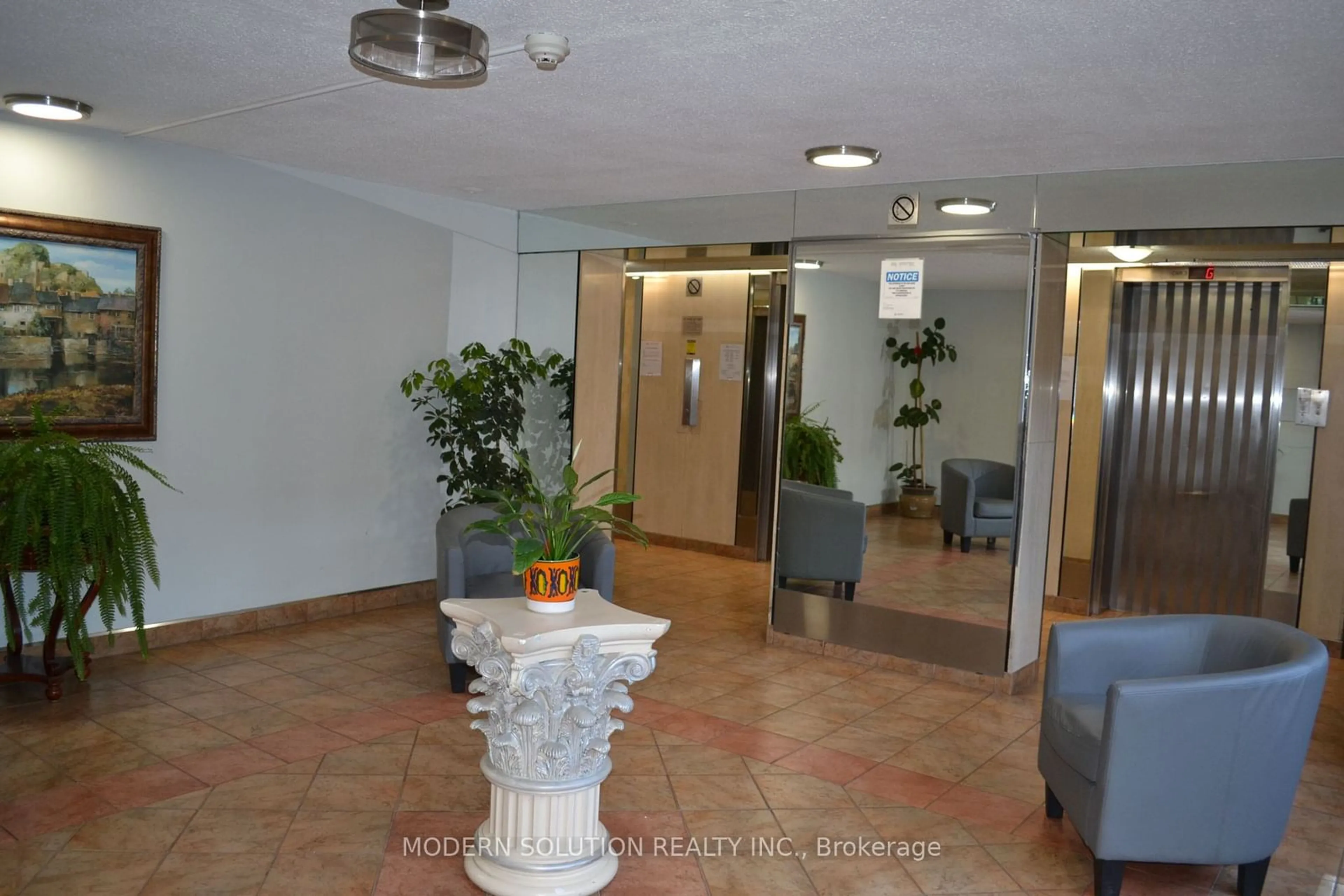 Indoor lobby, unknown floor for 301 Prudential Dr #1208, Toronto Ontario M1P 4V3