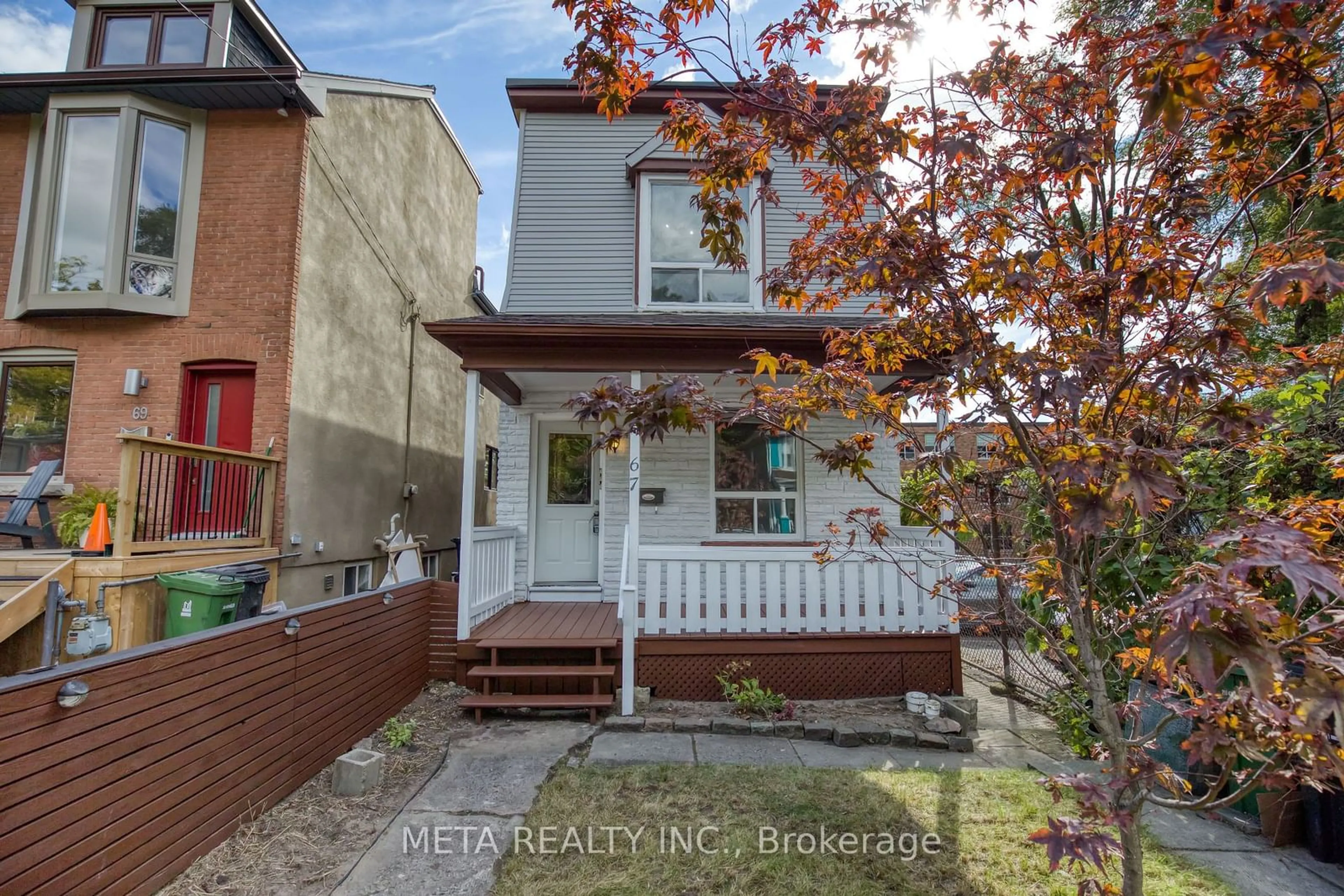 A pic from exterior of the house or condo, cottage for 67 Boultbee Ave, Toronto Ontario M4J 1B2