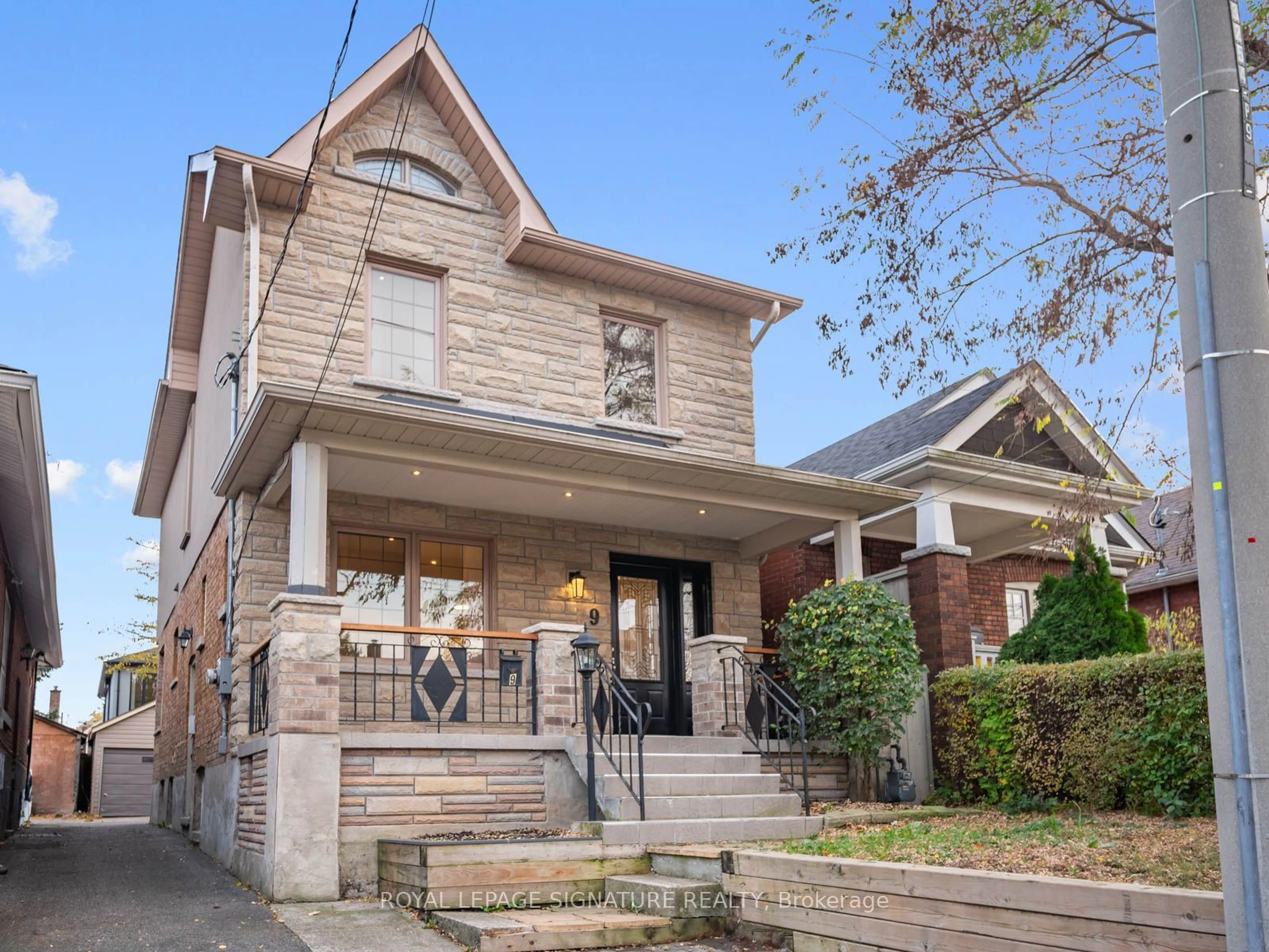 Home with brick exterior material for 9 Westbrook Ave, Toronto Ontario M4C 2G1