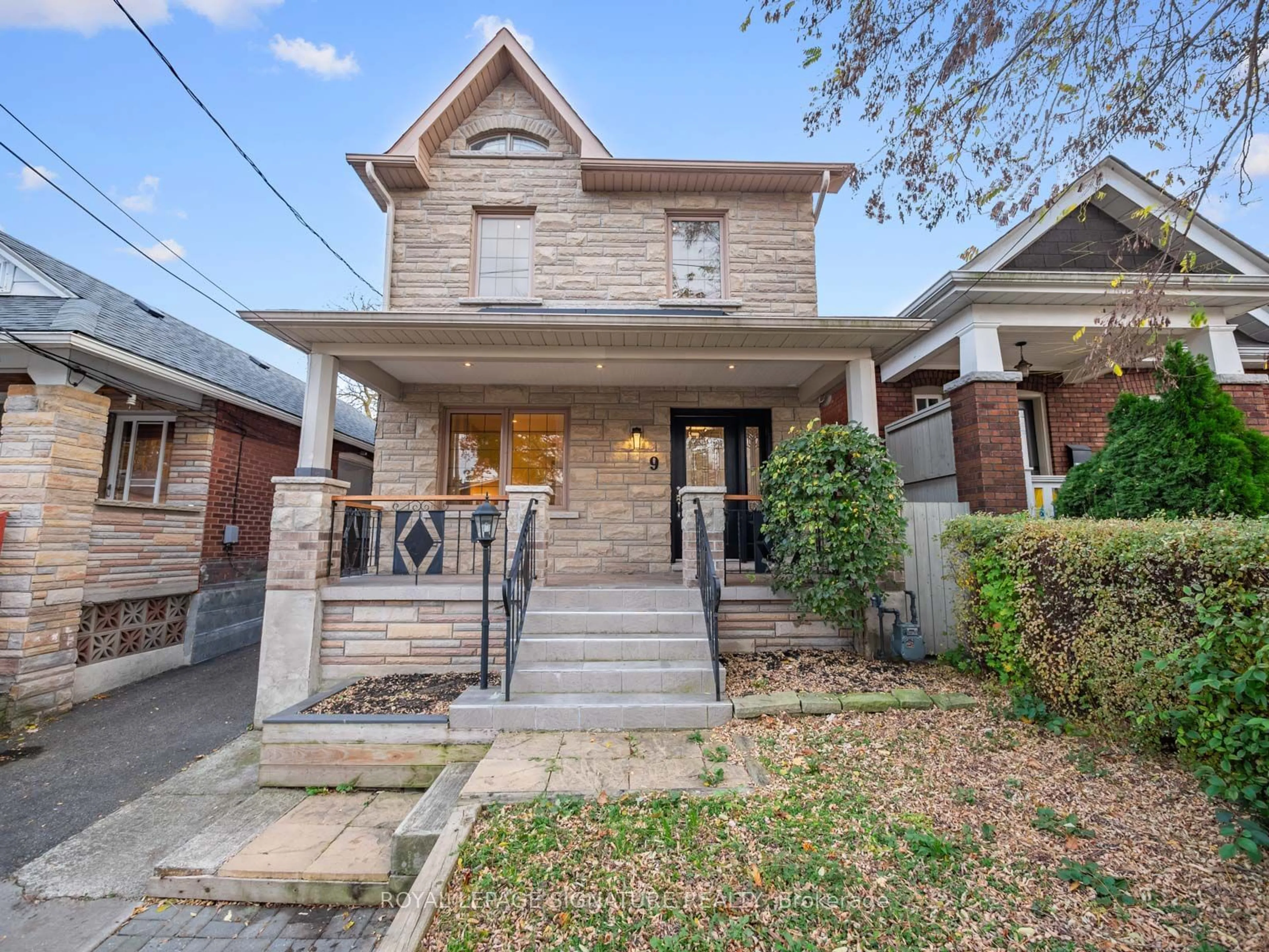 Home with brick exterior material for 9 Westbrook Ave, Toronto Ontario M4C 2G1