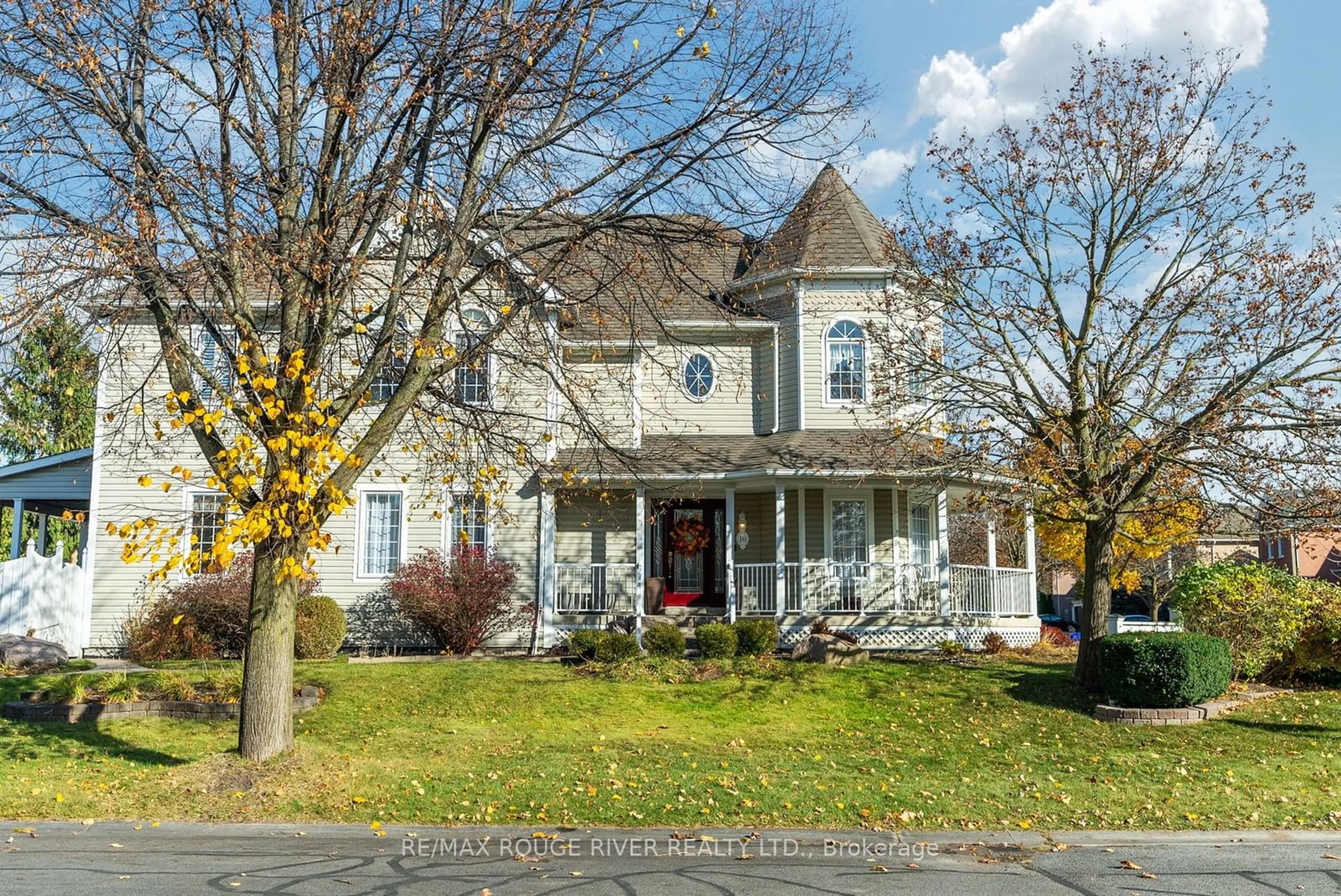 A pic from exterior of the house or condo, the street view for 10 Sawyer Ave, Whitby Ontario L1M 1C7