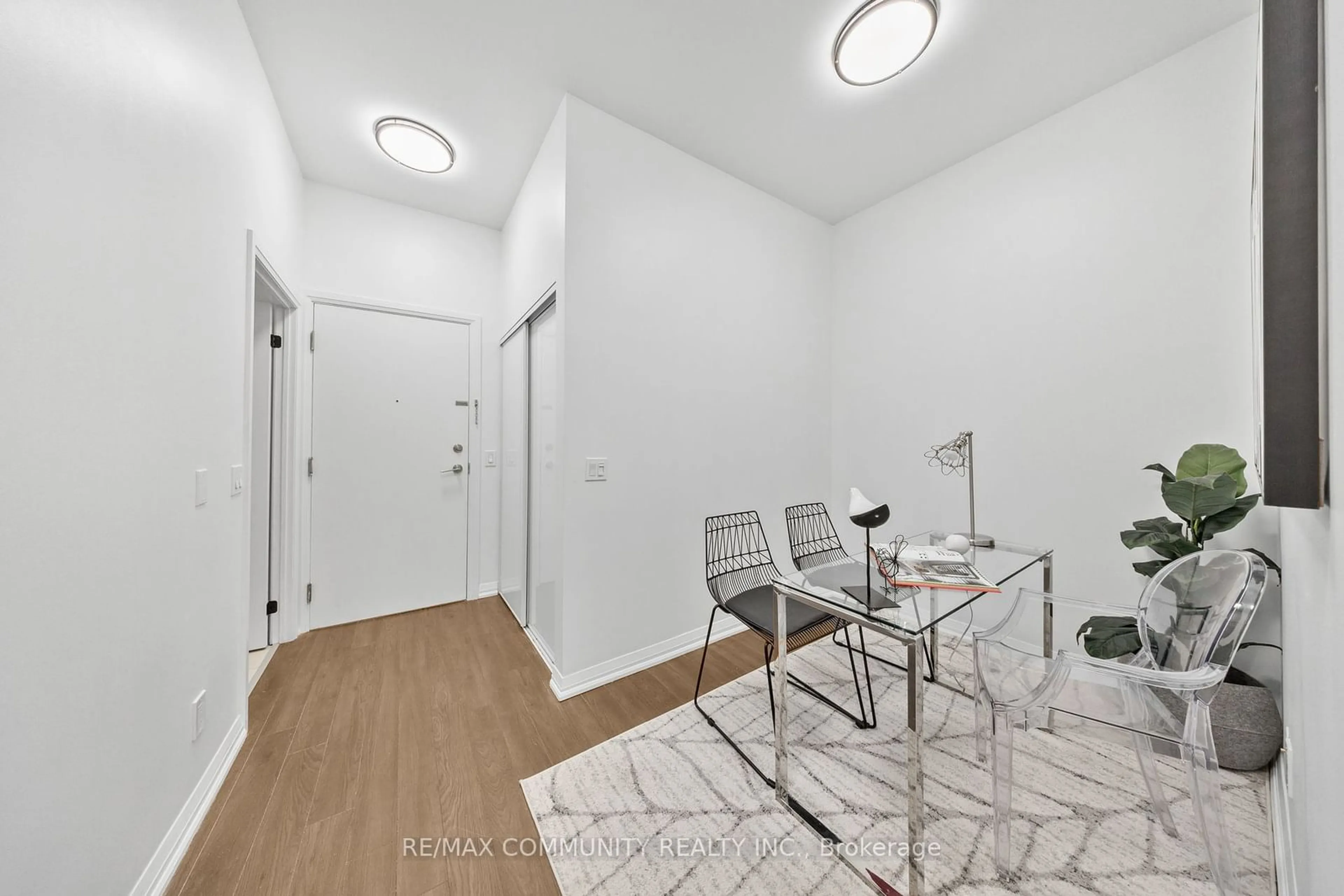 A pic of a room, not visible floor for 30 Meadowglen Pl #816, Toronto Ontario M1G 0A6