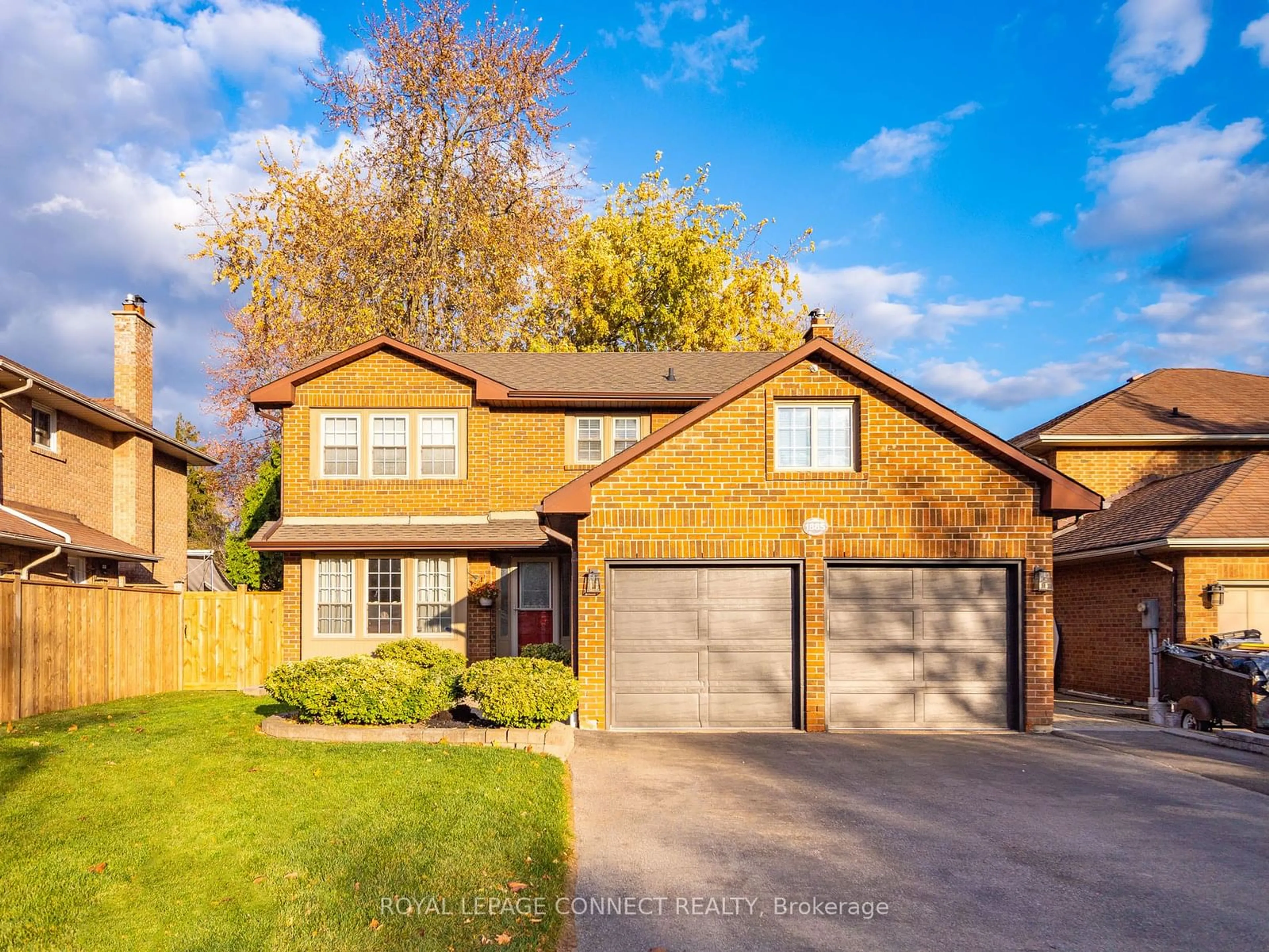 Frontside or backside of a home, the street view for 1885 New St, Pickering Ontario L1V 3L9