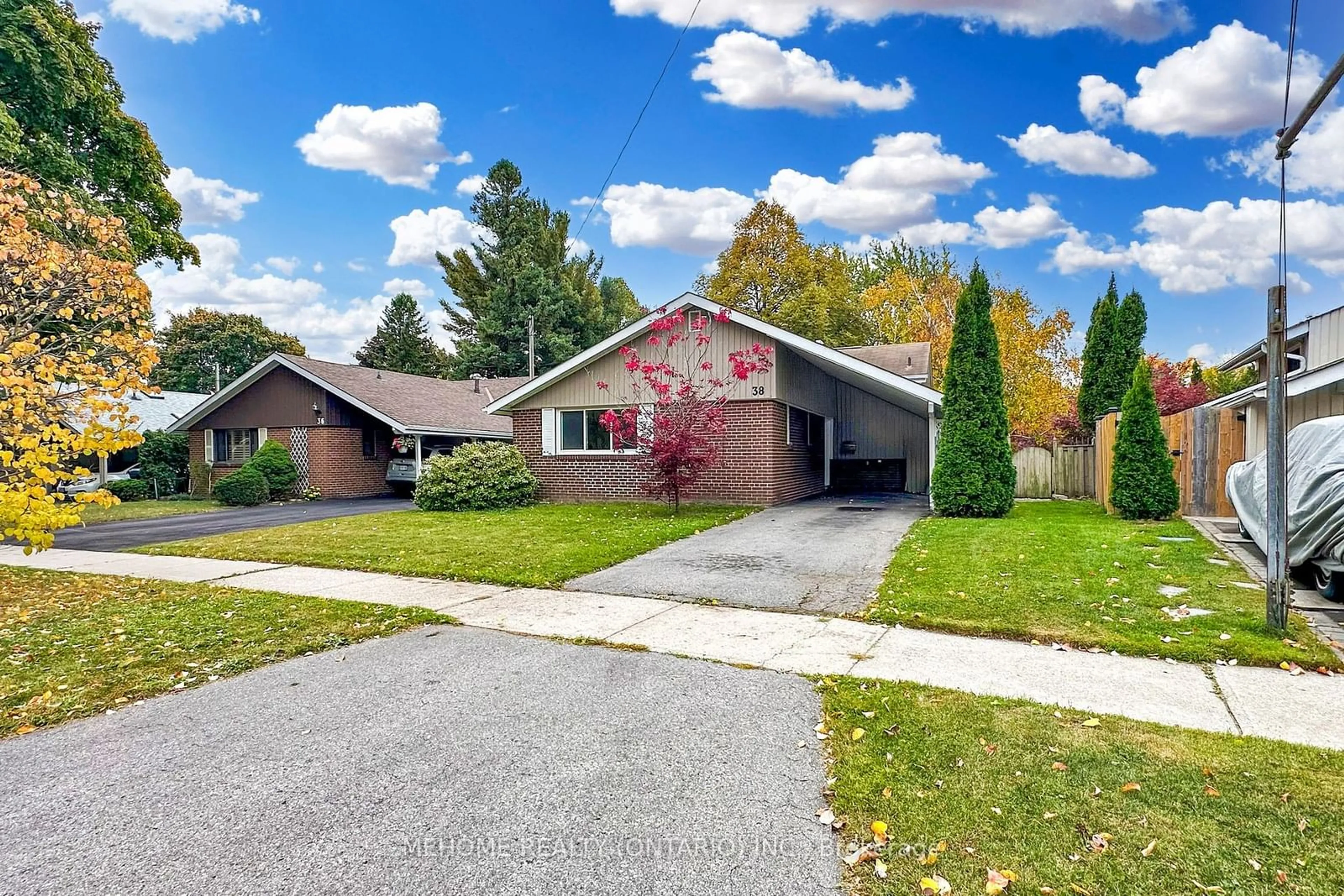 Frontside or backside of a home, the street view for 38 Cartier Cres, Toronto Ontario M1P 3N8