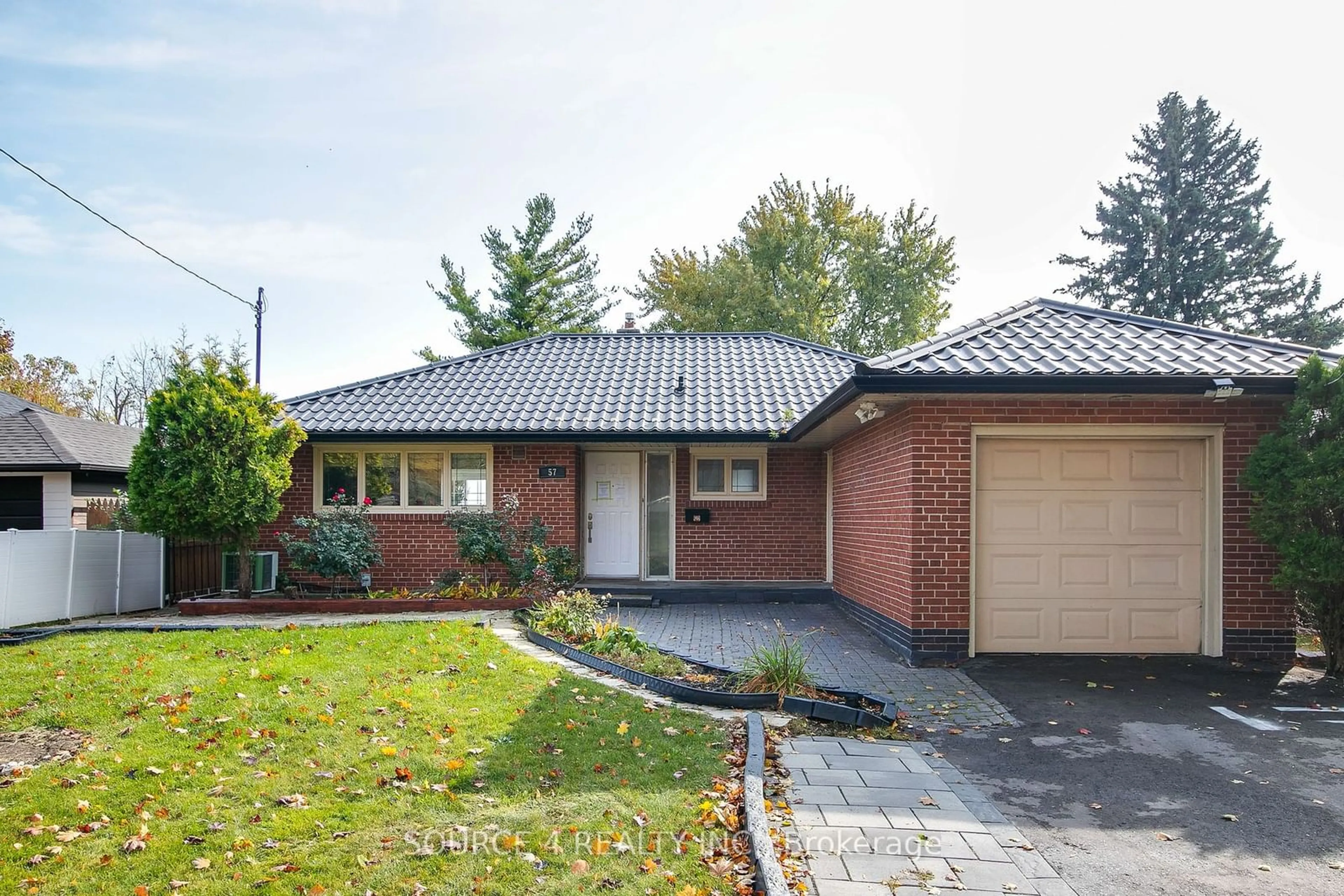 Home with brick exterior material for 57 Fishleigh Dr, Toronto Ontario M1N 1H3