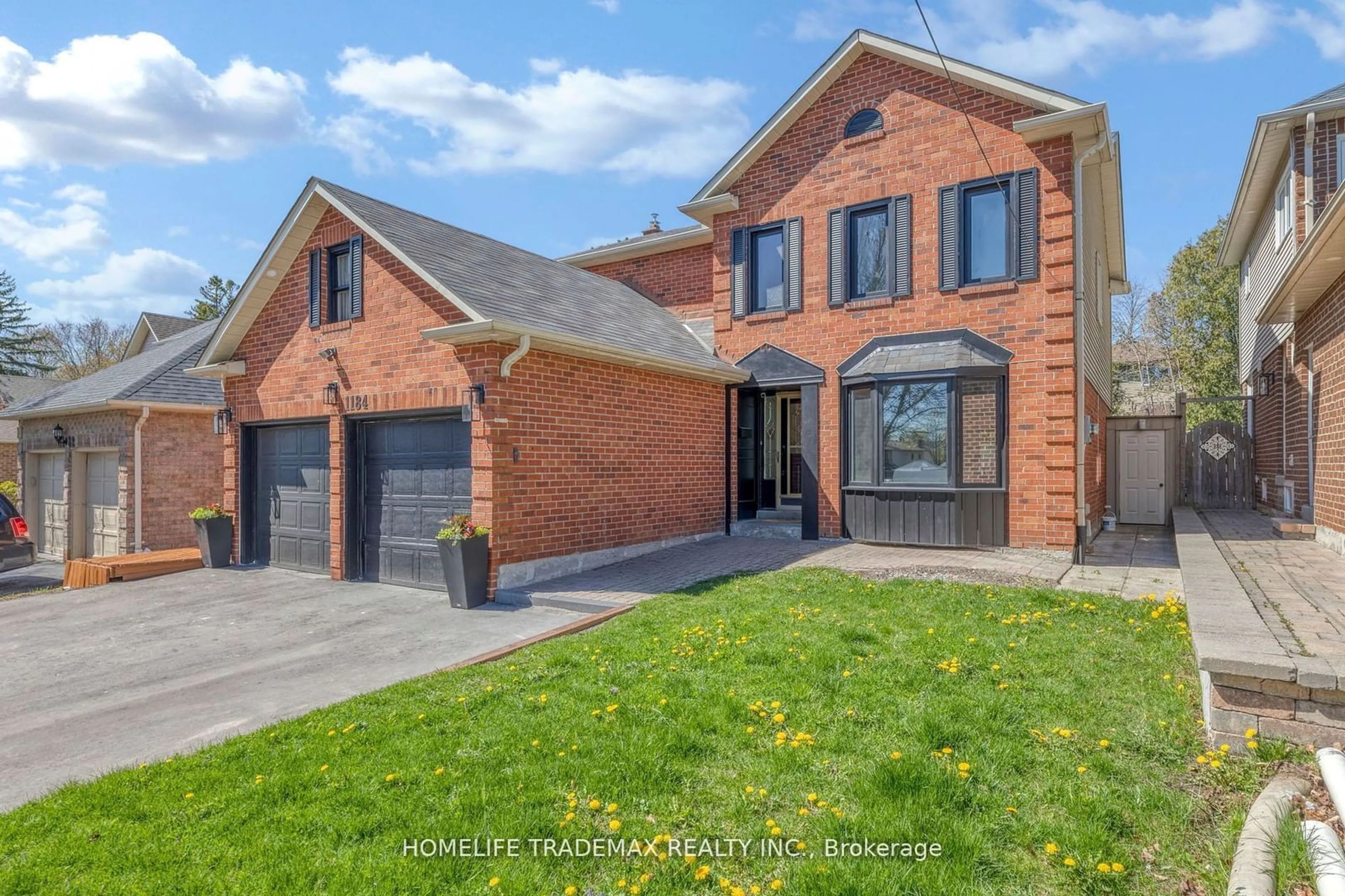 Home with brick exterior material for 1184 Pebblestone Cres, Pickering Ontario L1X 1A7