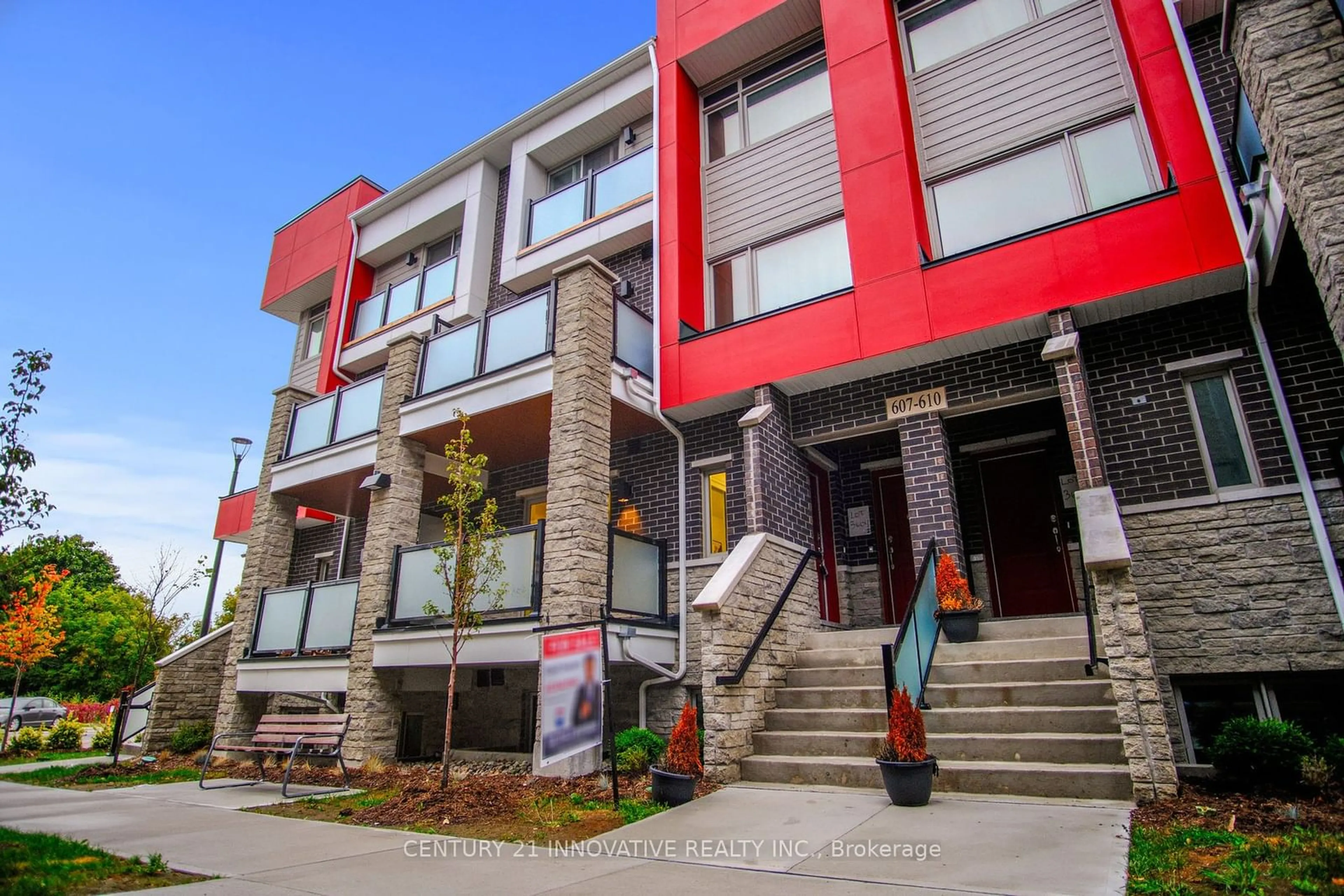 A pic from exterior of the house or condo, the front or back of building for 1034 Reflection Pl #609, Pickering Ontario L1X 0L1