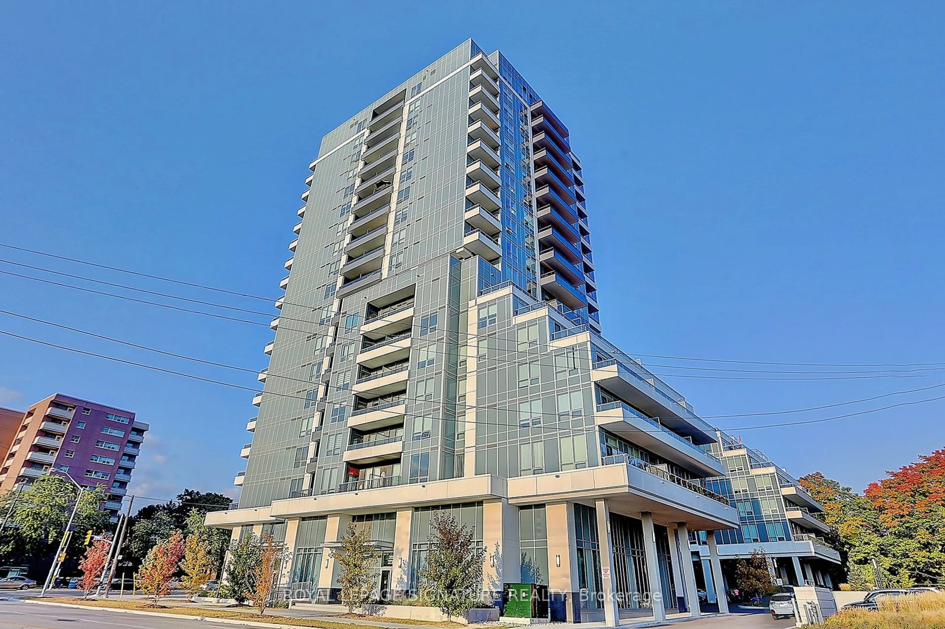 A pic from exterior of the house or condo, the front or back of building for 3121 Sheppard Ave #1203, Toronto Ontario M1T 0B6