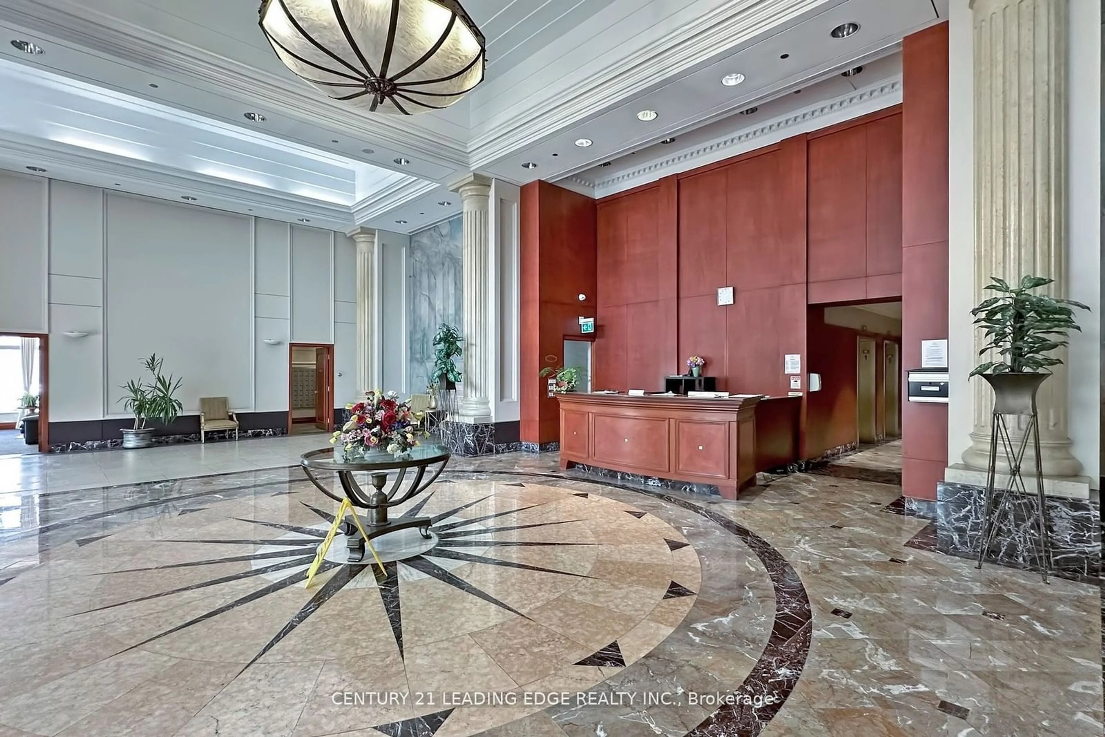 Indoor lobby, ceramic floors for 8 Lee Centre Dr #1013, Toronto Ontario M1H 3H8