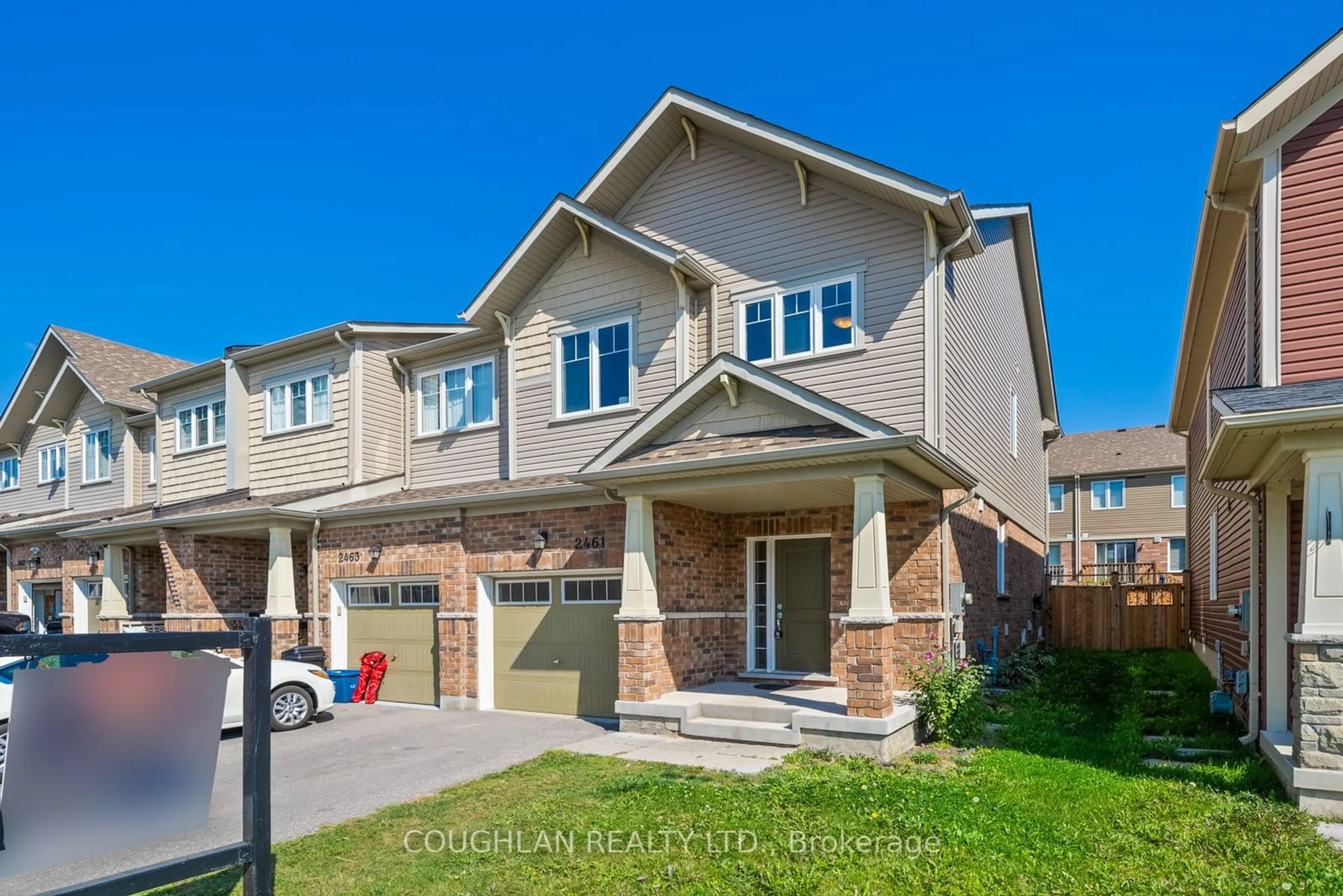 A pic from exterior of the house or condo, the street view for 2461 Hill Rise Crt, Oshawa Ontario L1L 0J5