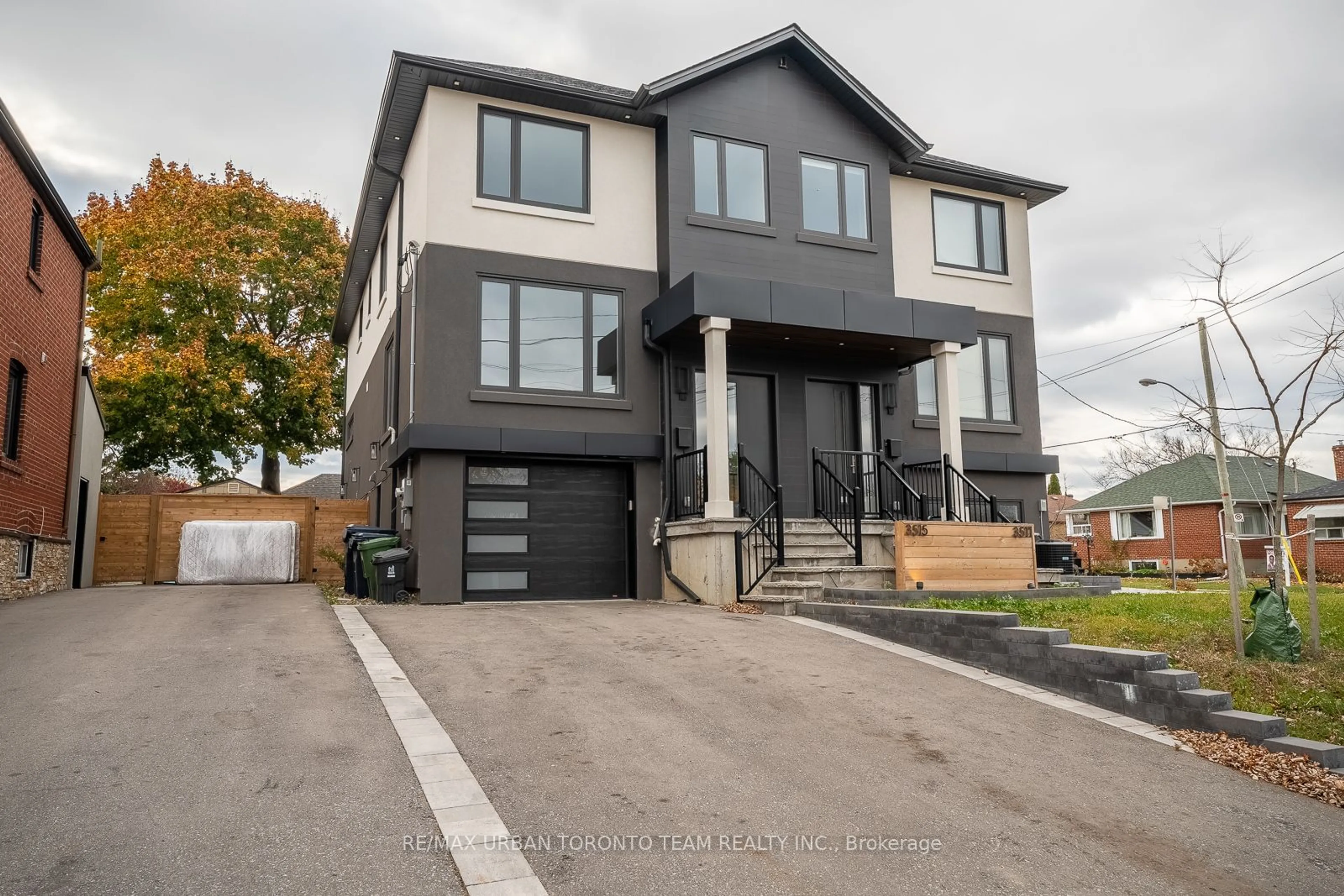 Frontside or backside of a home, the street view for 3515 St Clair Ave, Toronto Ontario M1K 1L4