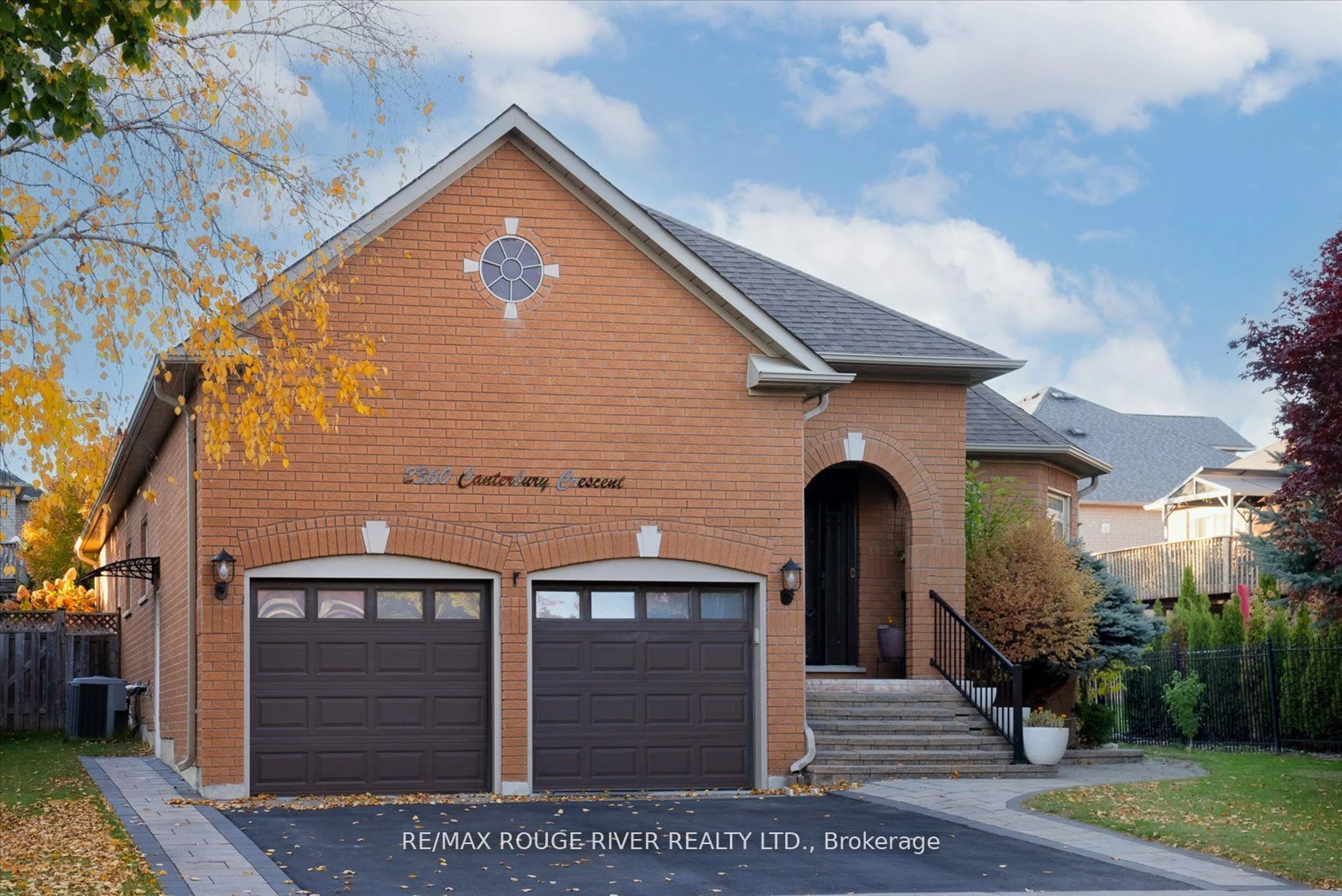 Home with brick exterior material for 2360 Canterbury Cres, Pickering Ontario L1X 2T6