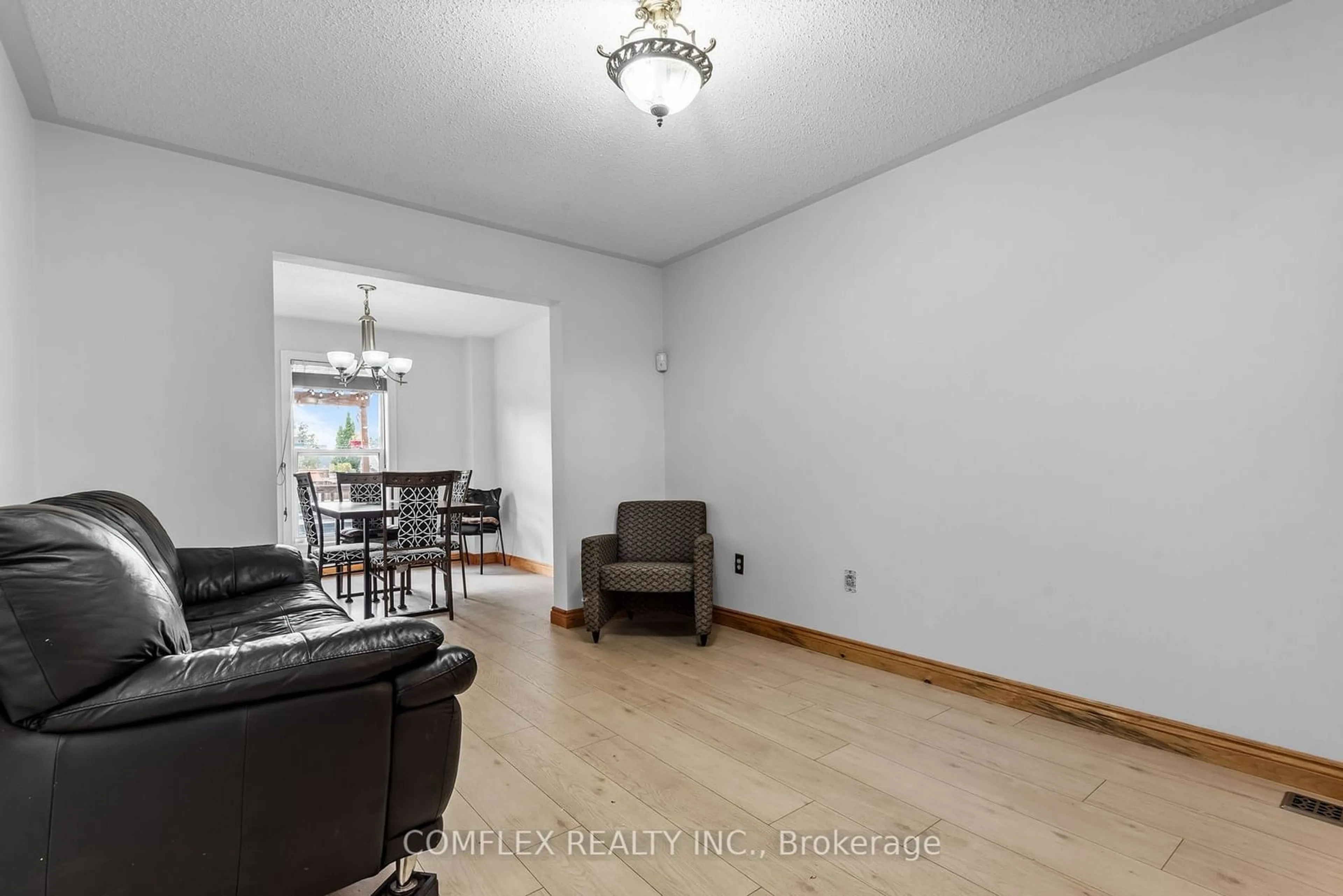 Living room, wood floors for 87 Old Colony Dr, Whitby Ontario L1R 2G9