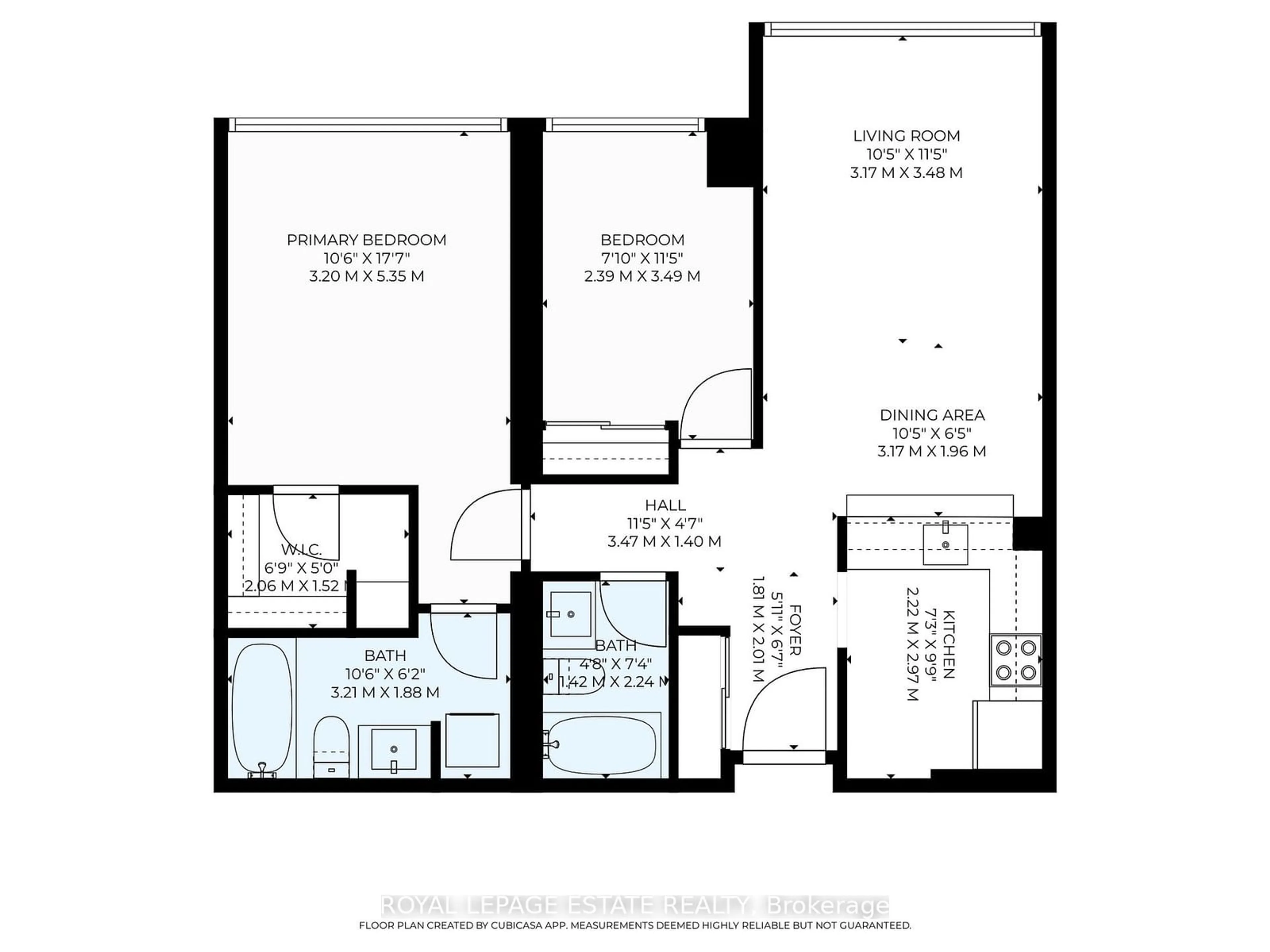 Floor plan for 3050 Ellesmere Rd #404, Toronto Ontario M1E 5E6