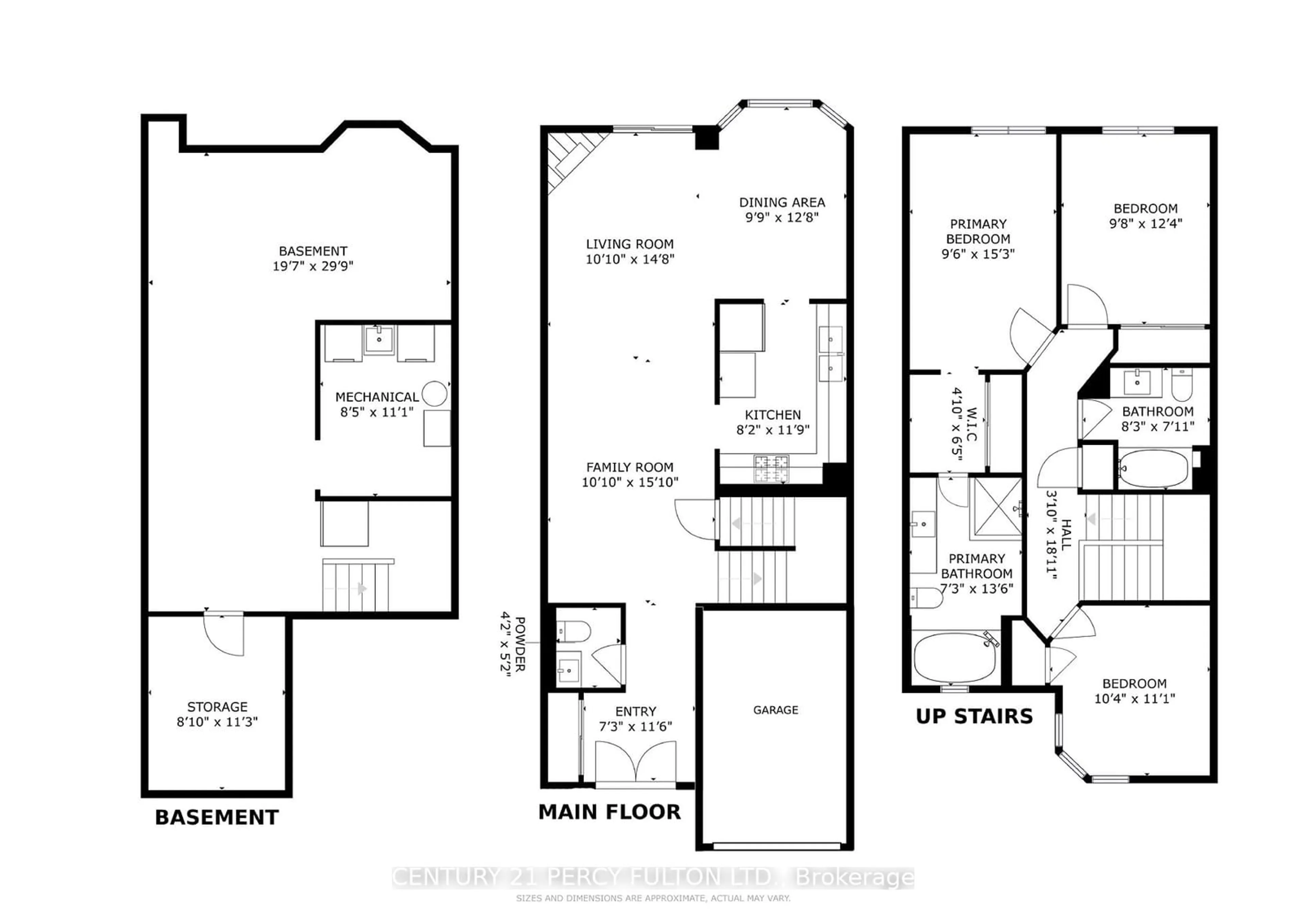 Floor plan for 78 Nature Ptwy #33, Toronto Ontario M1B 4T1