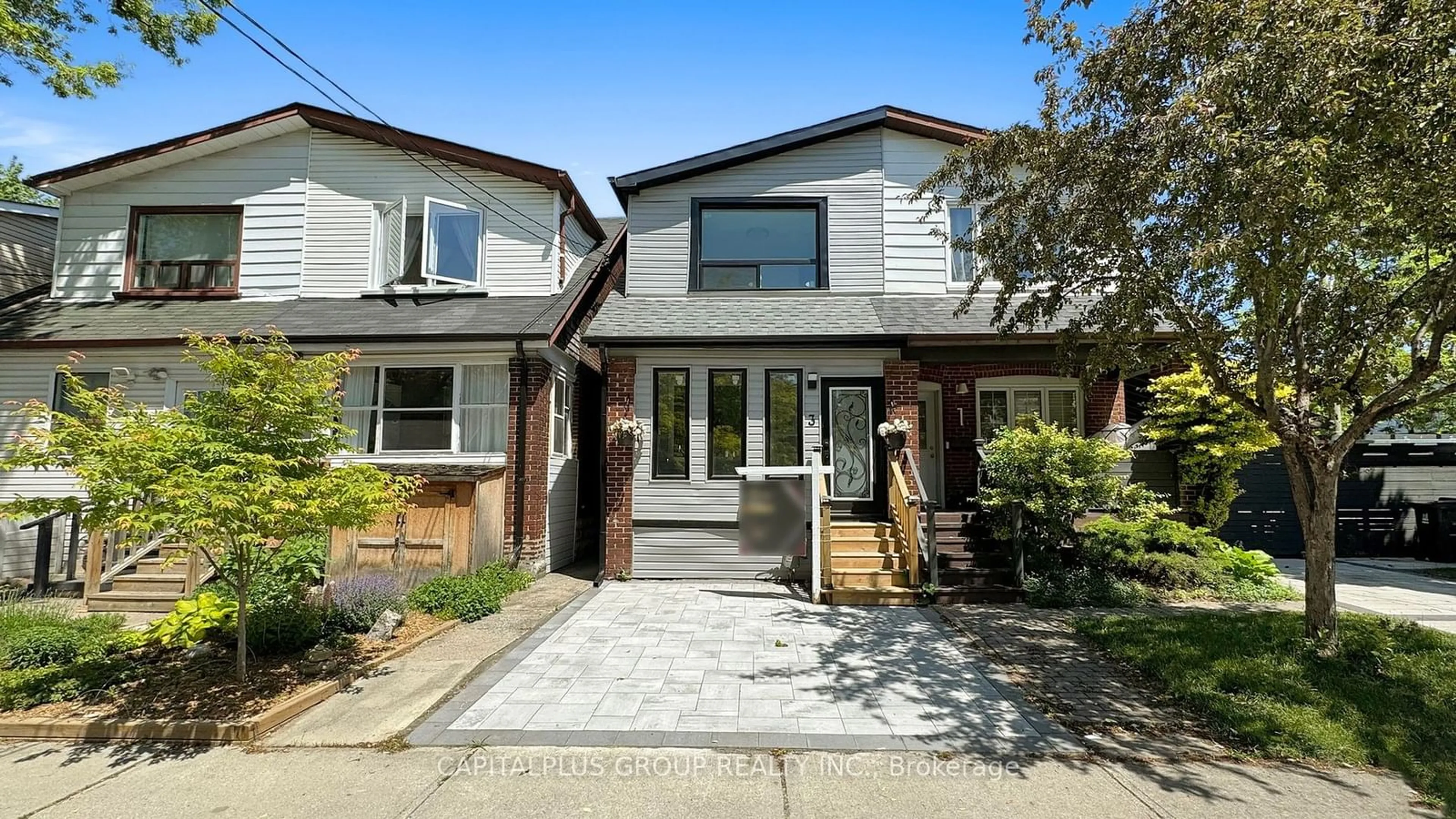 Home with brick exterior material for 3 Marigold Ave, Toronto Ontario M4M 3B1