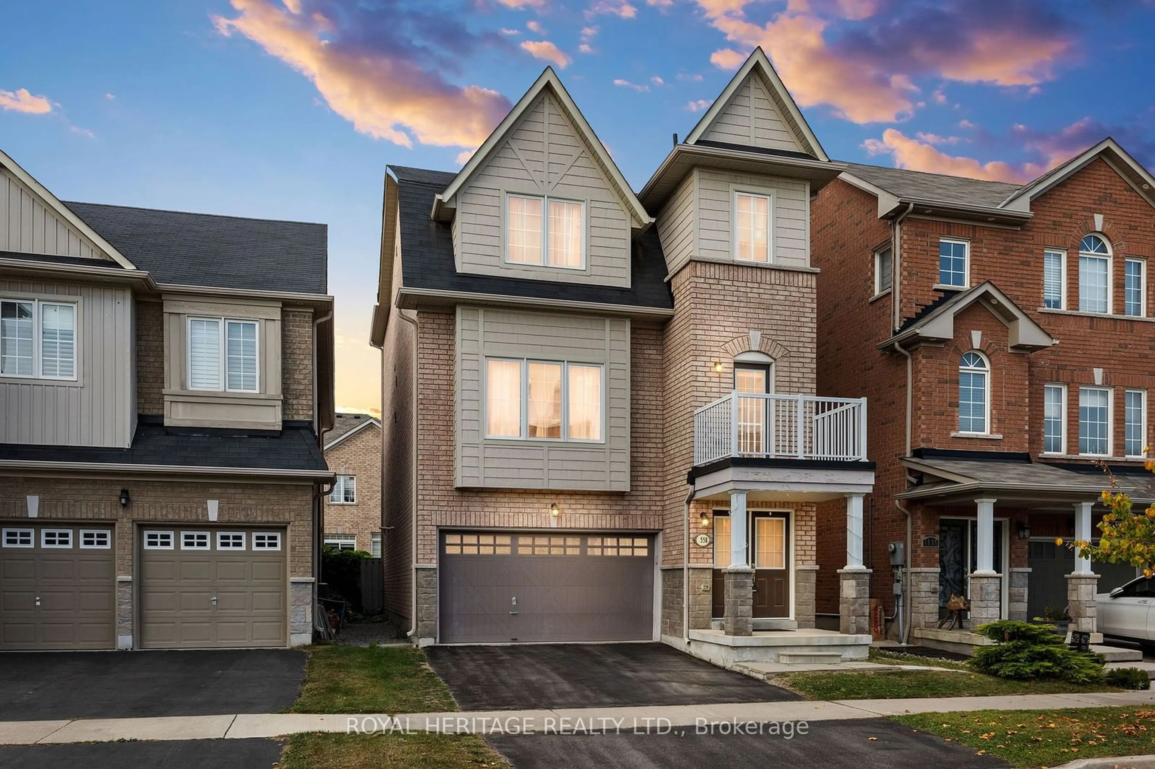 A pic from exterior of the house or condo, the street view for 1558 Winville Rd, Pickering Ontario L1X 0C6