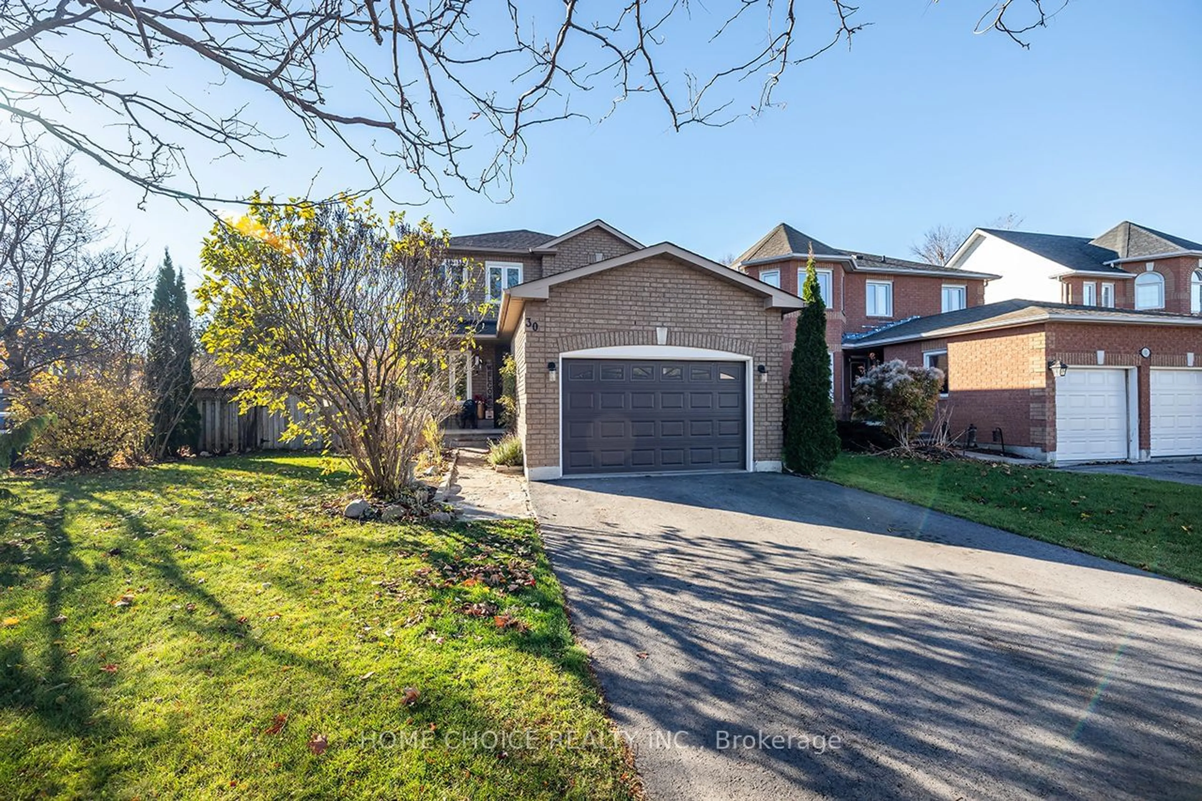 Frontside or backside of a home, the street view for 30 Edgerton Dr, Clarington Ontario L1C 4S7