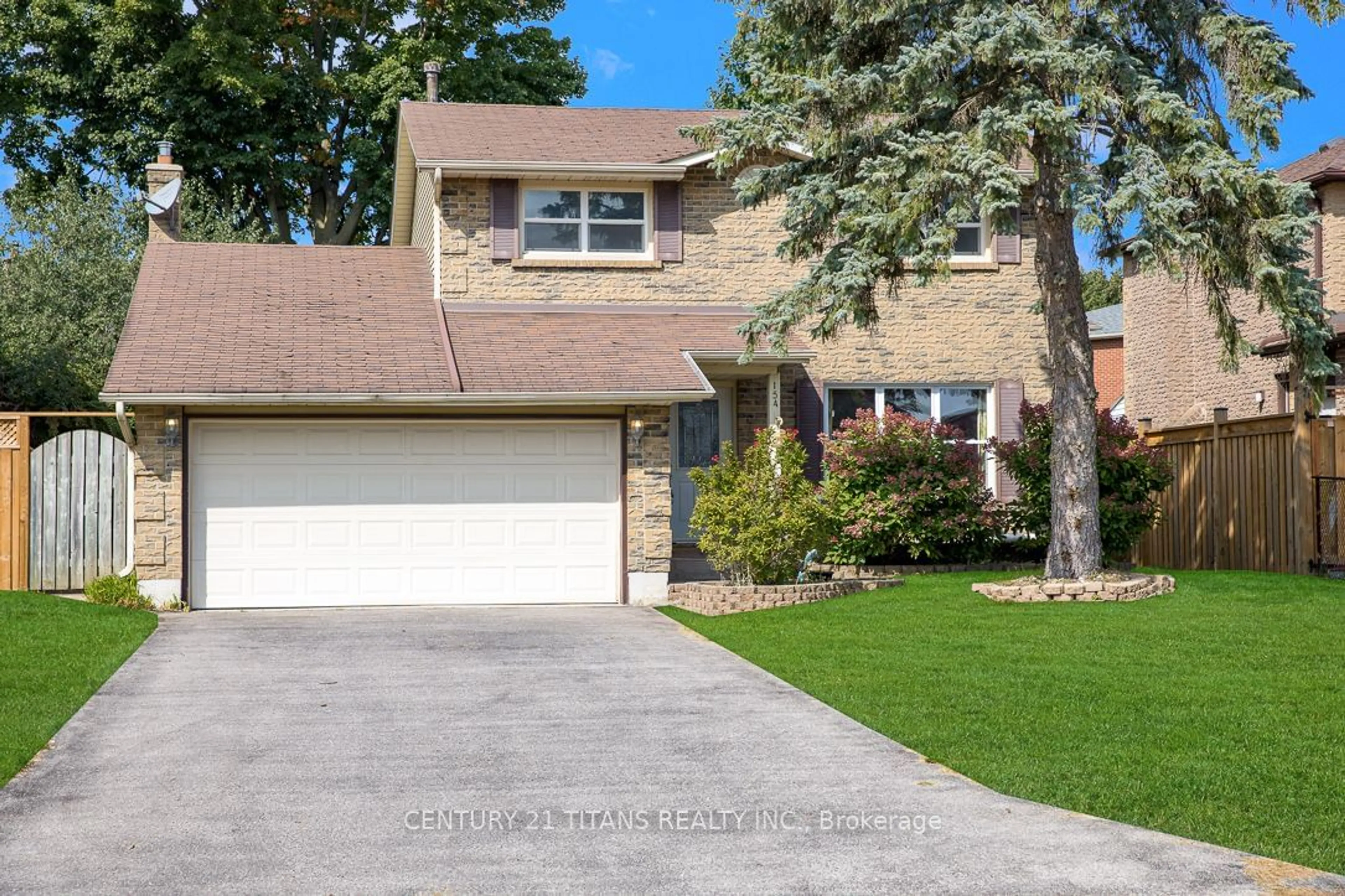 Frontside or backside of a home, the street view for 154 Iroquois Ave, Oshawa Ontario L1G 7P6