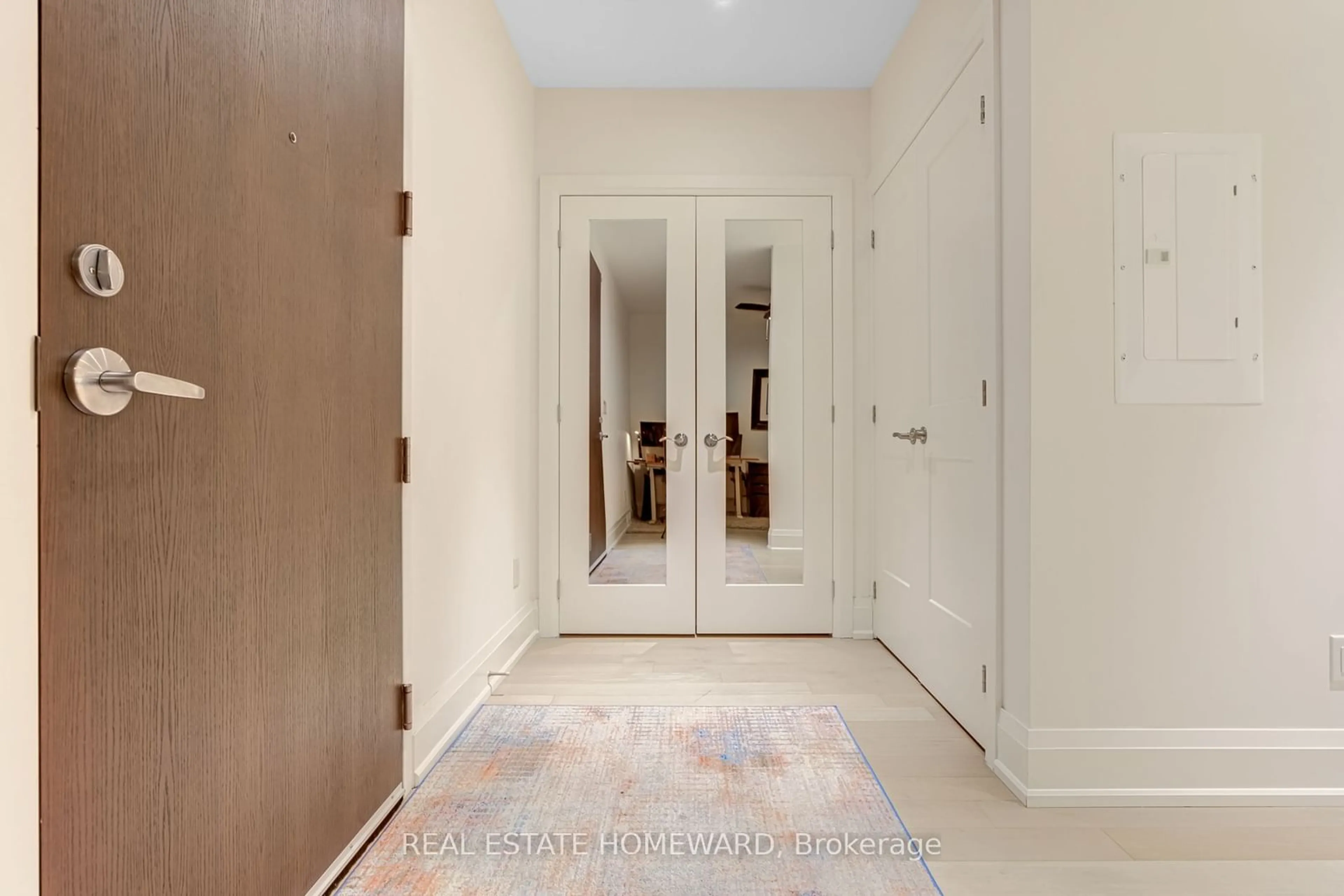 Indoor entryway, wood floors for 365 Beech Ave #219, Toronto Ontario M4E 0C2