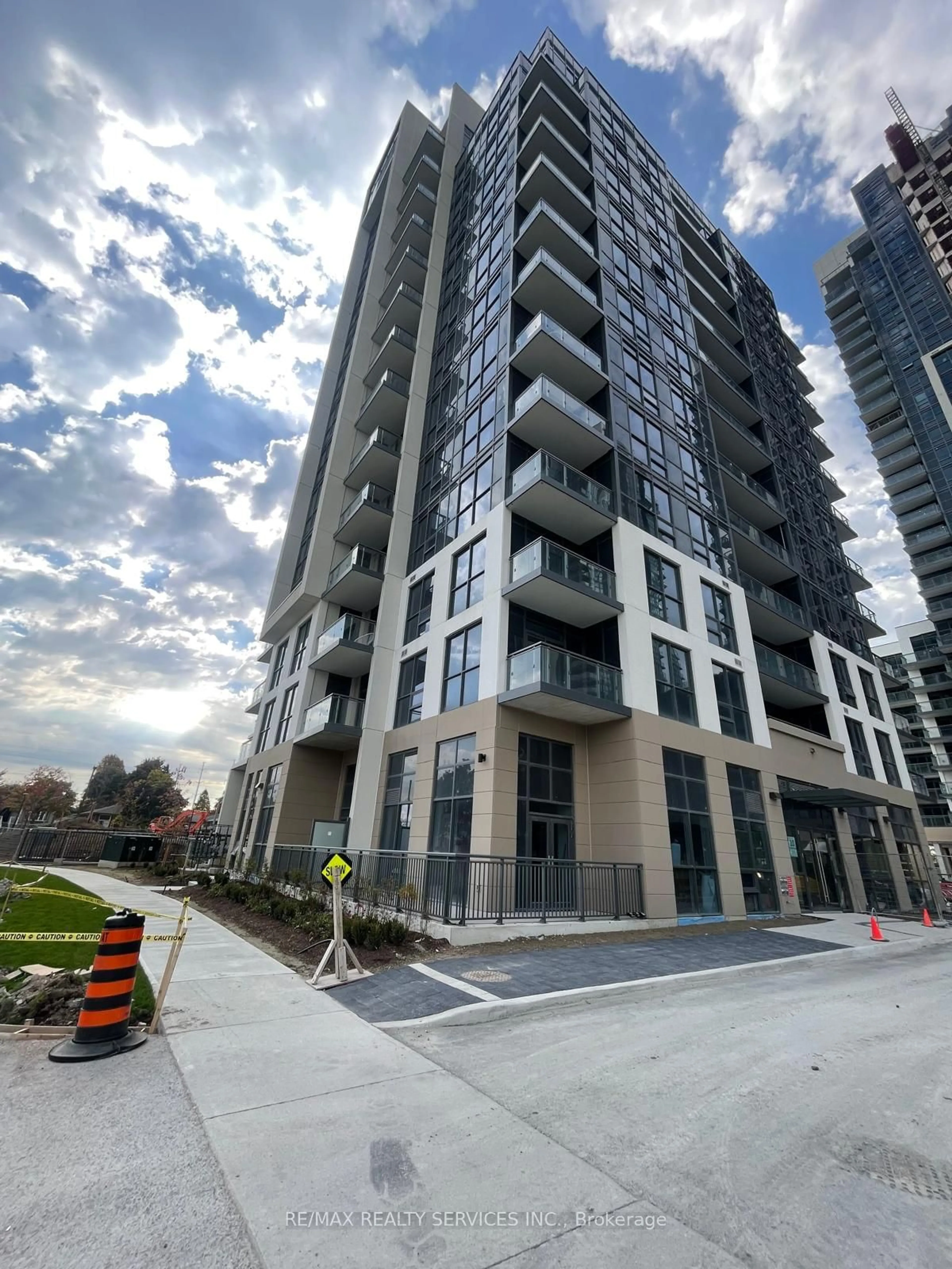 A pic from exterior of the house or condo, the front or back of building for 10 Meadowglen Pl #407, Toronto Ontario M1G 0A8