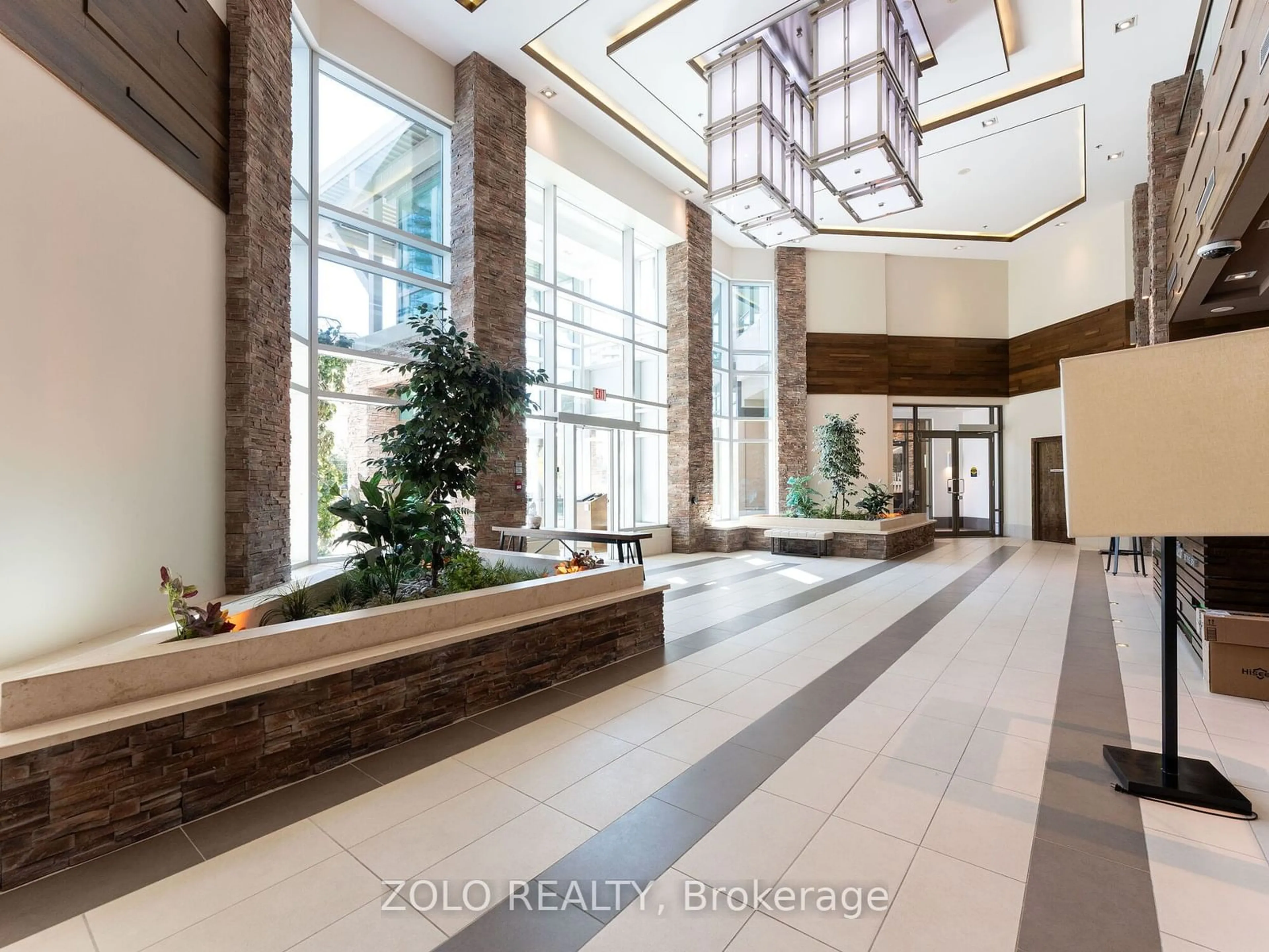 Indoor lobby for 1235 Bayly St #1503, Pickering Ontario L1W 1L7