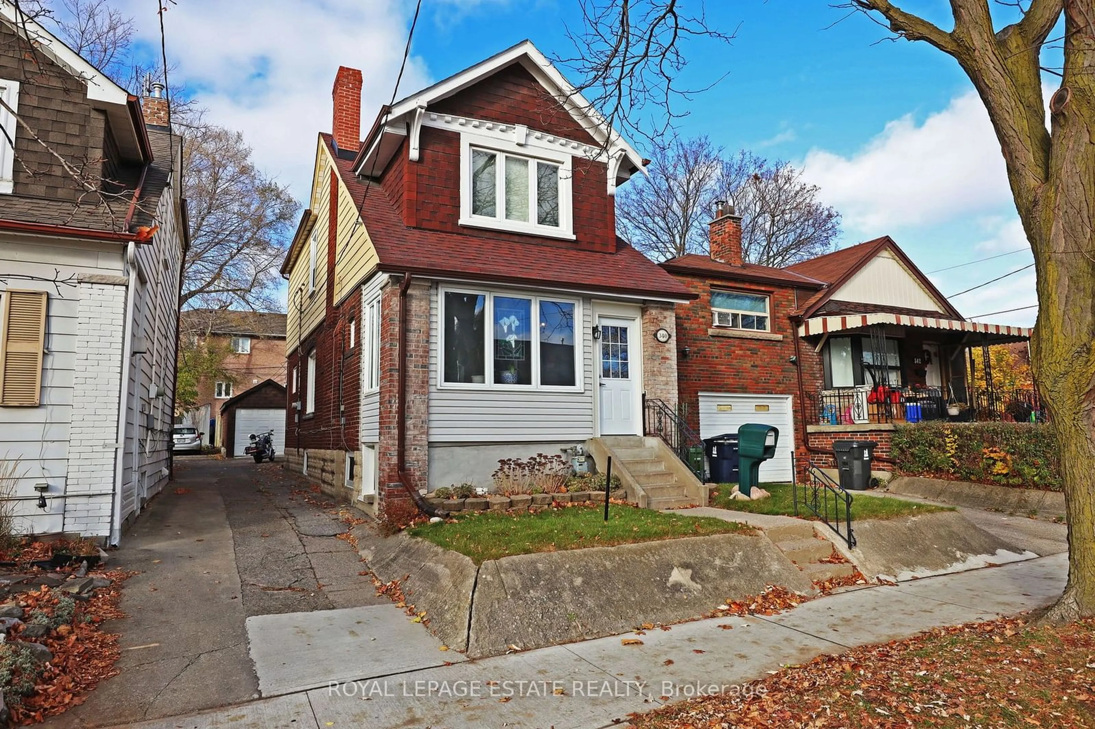 Frontside or backside of a home, cottage for 340 Mortimer Ave, Toronto Ontario M4J 2E1