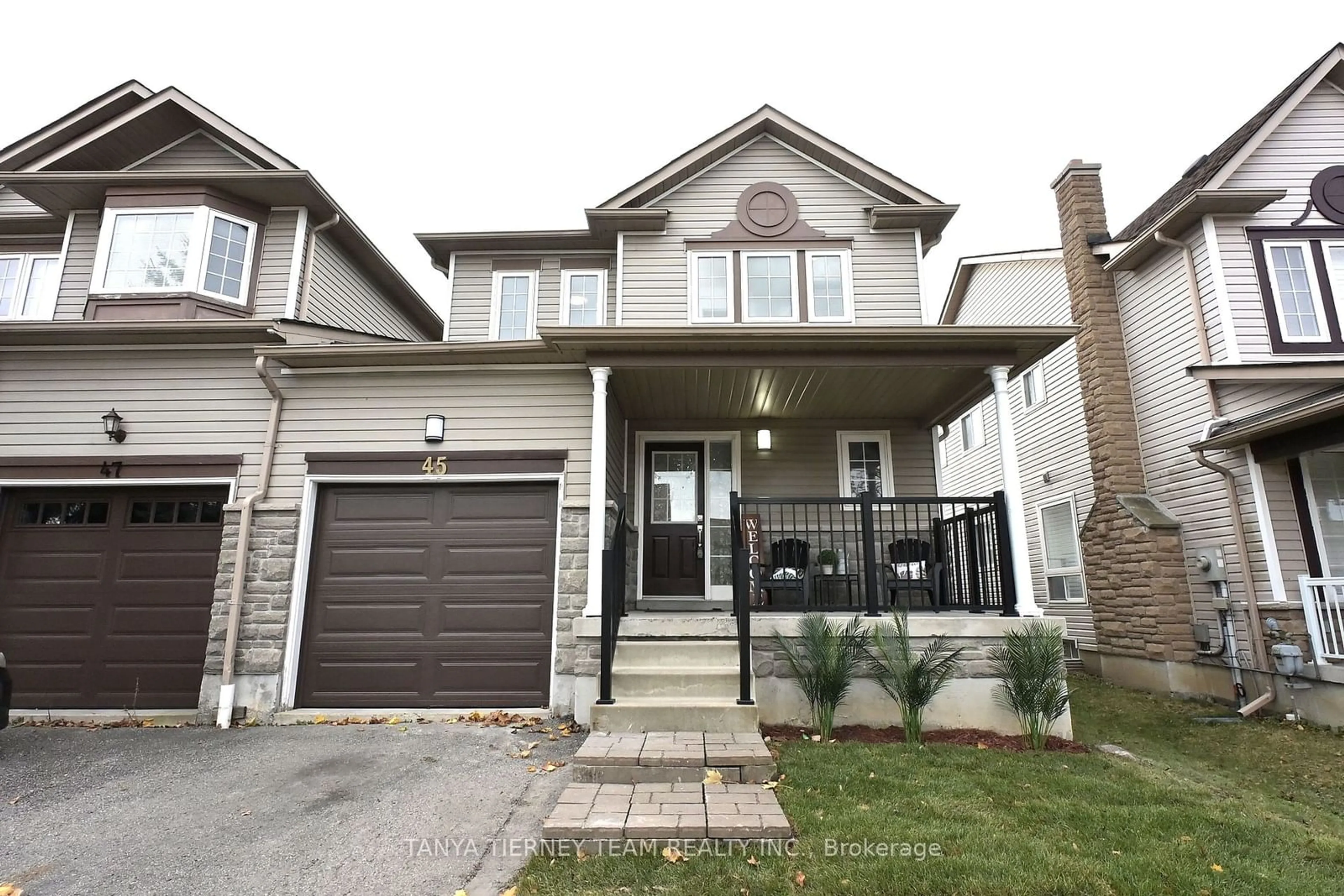 A pic from exterior of the house or condo, cottage for 45 Joshua Blvd, Whitby Ontario L1M 2J2