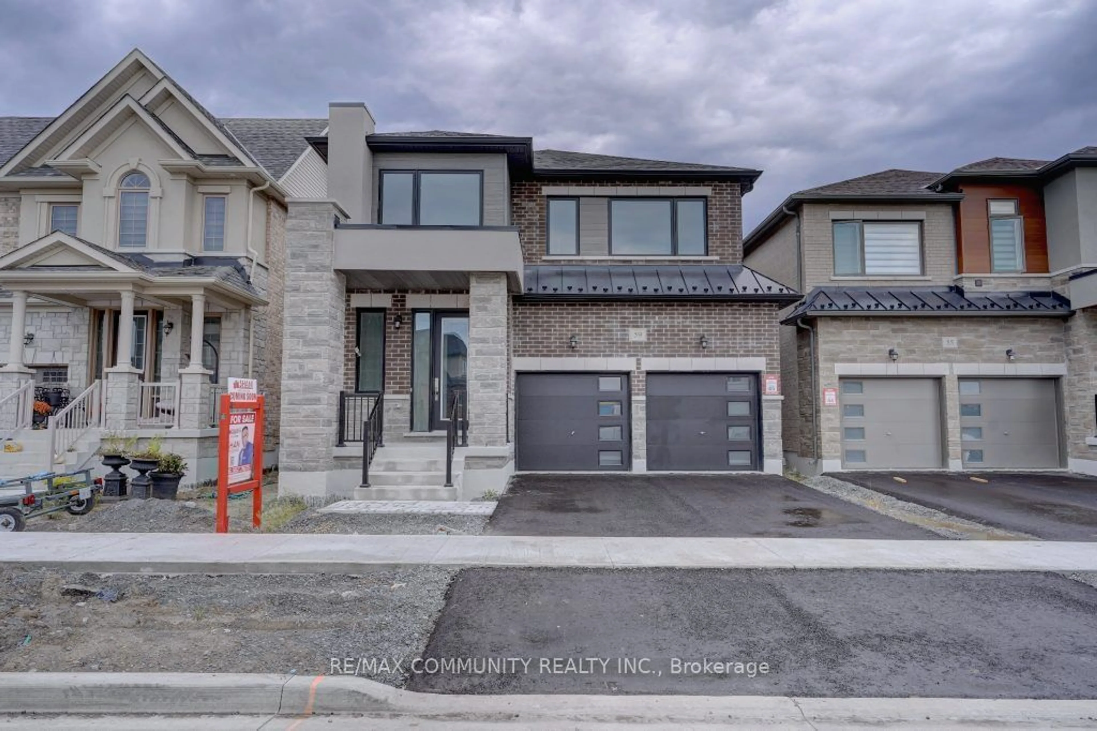 Frontside or backside of a home, the street view for 59 Hoad St, Clarington Ontario L1B 0W1