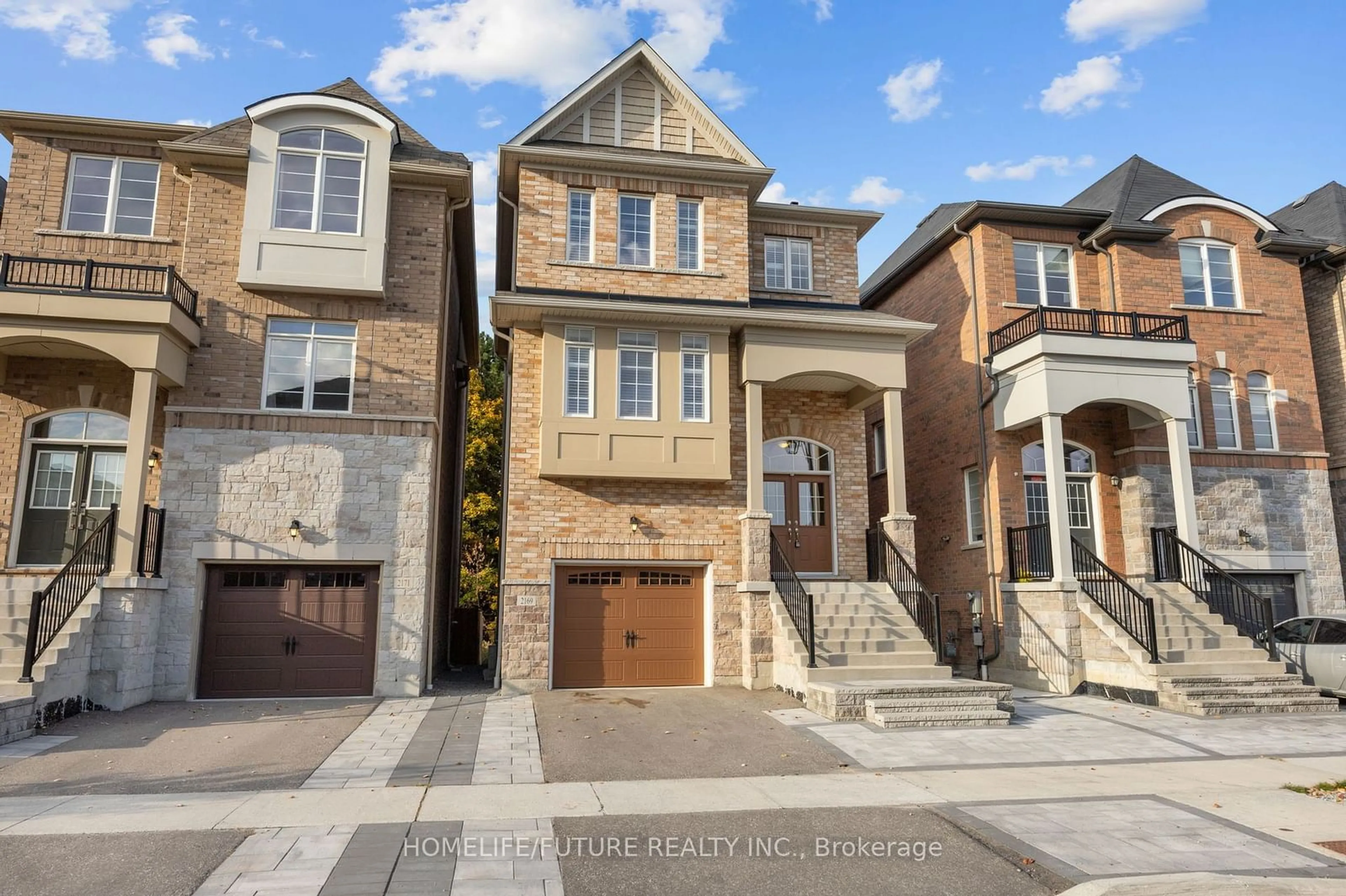 Home with brick exterior material for 2169 Saffron Dr, Pickering Ontario L1X 0E1