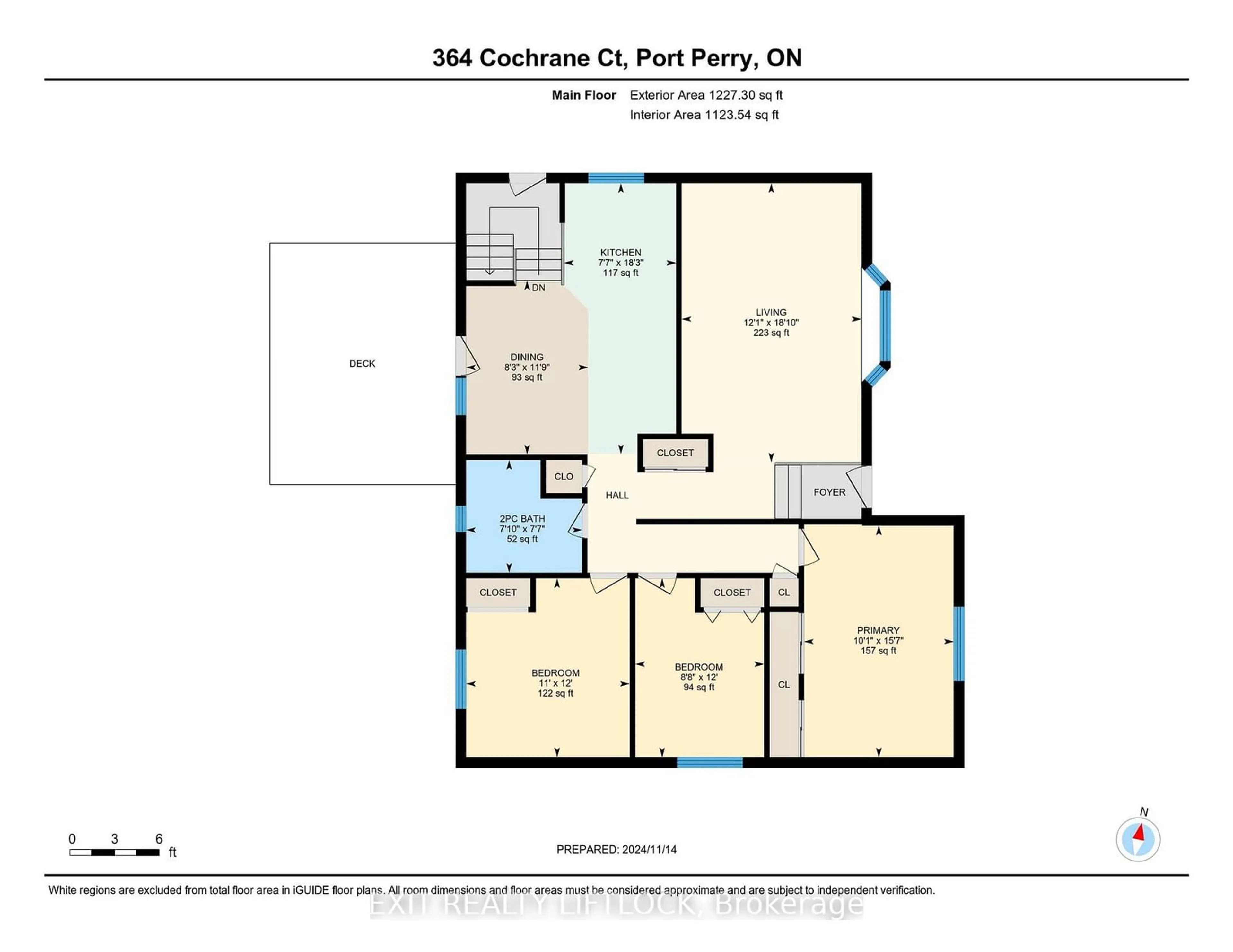 Floor plan for 364 Cochrane Crt, Scugog Ontario L9L 1N1