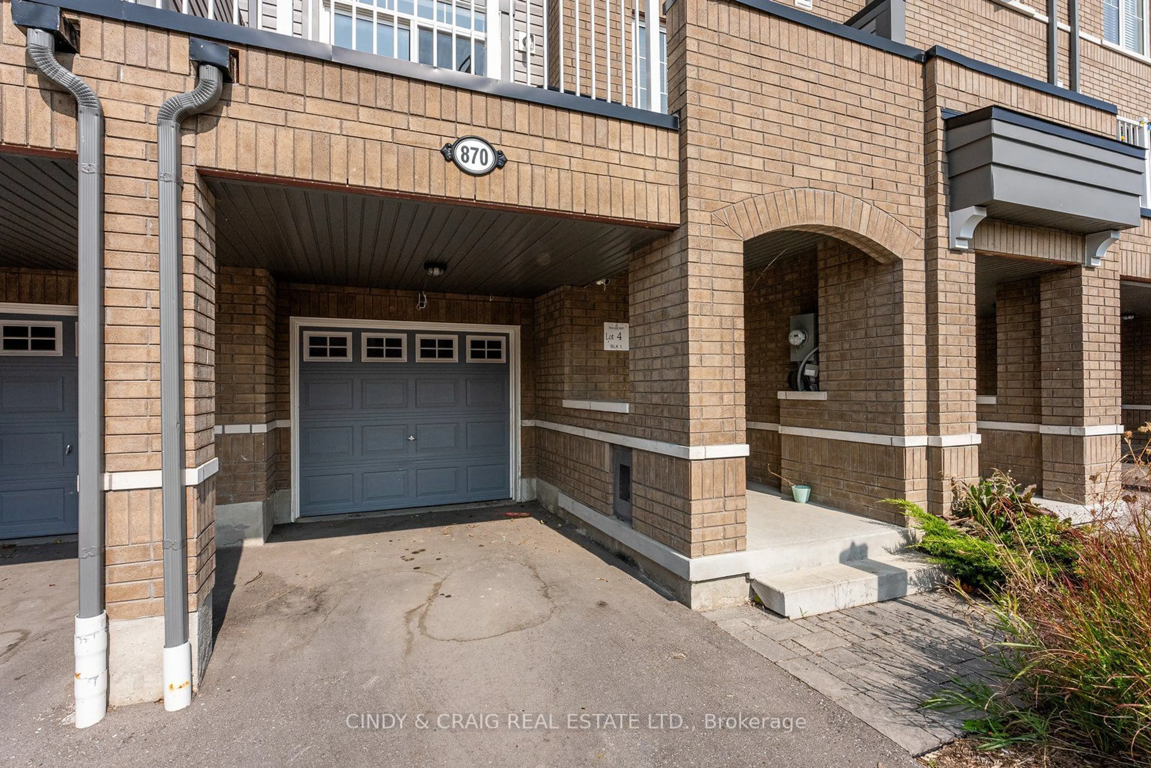 A pic from exterior of the house or condo, the street view for 870 Atwater Path, Oshawa Ontario L1J 0E8