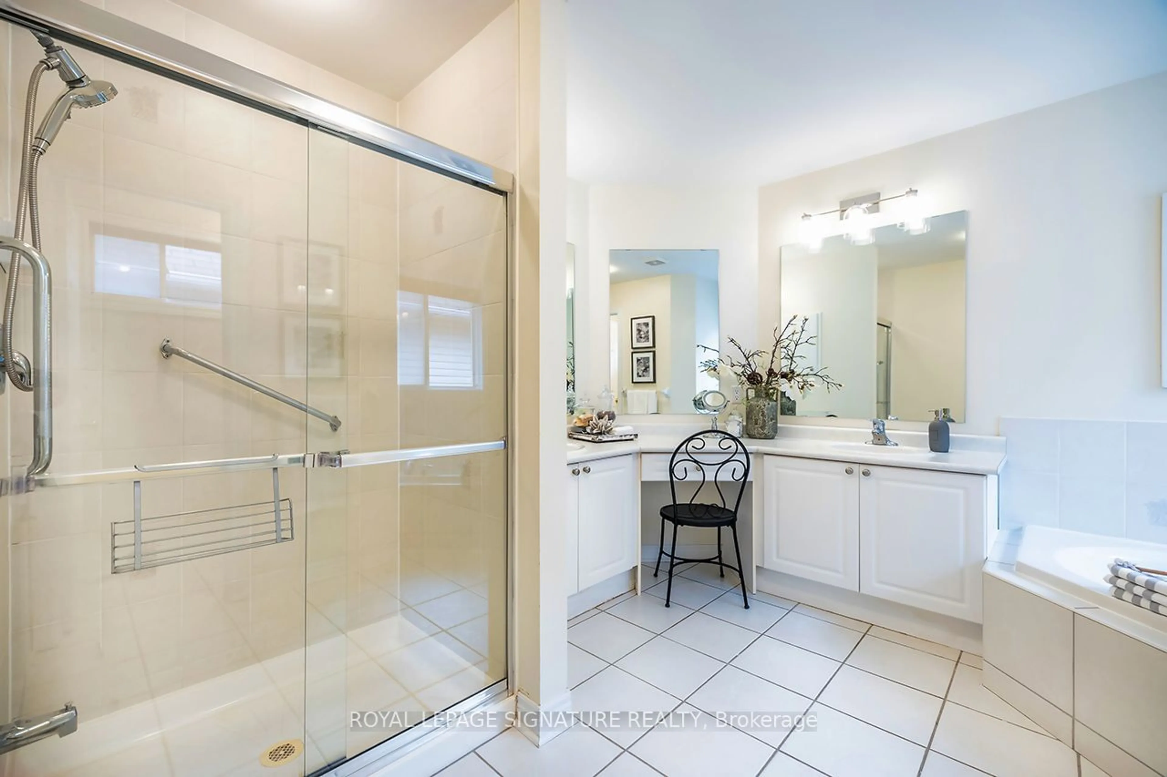 Standard bathroom, ceramic floors for 49 Napiermews Dr, Ajax Ontario L1T 0B2