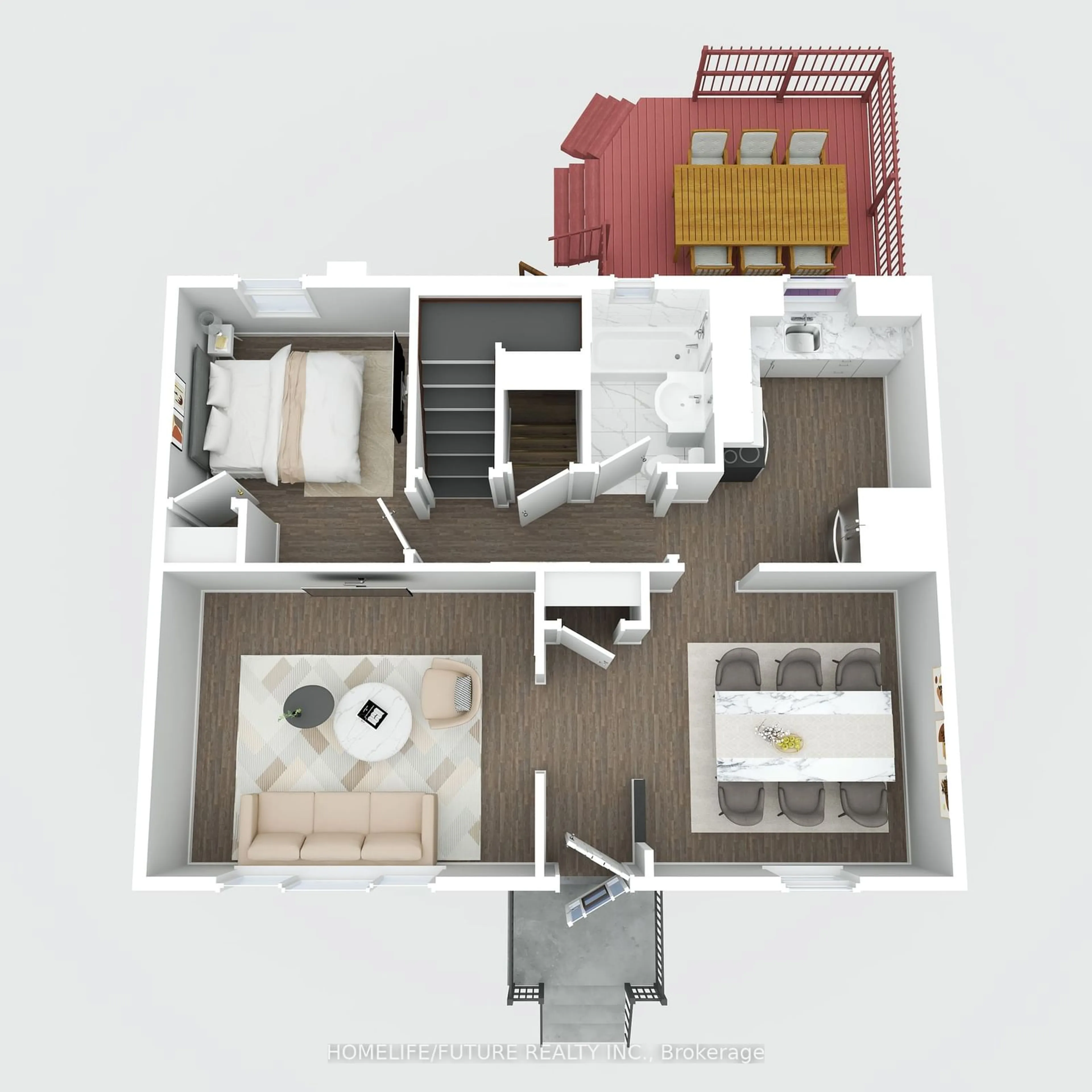 Floor plan for 226 Oakridge Dr, Toronto Ontario M1M 2B3