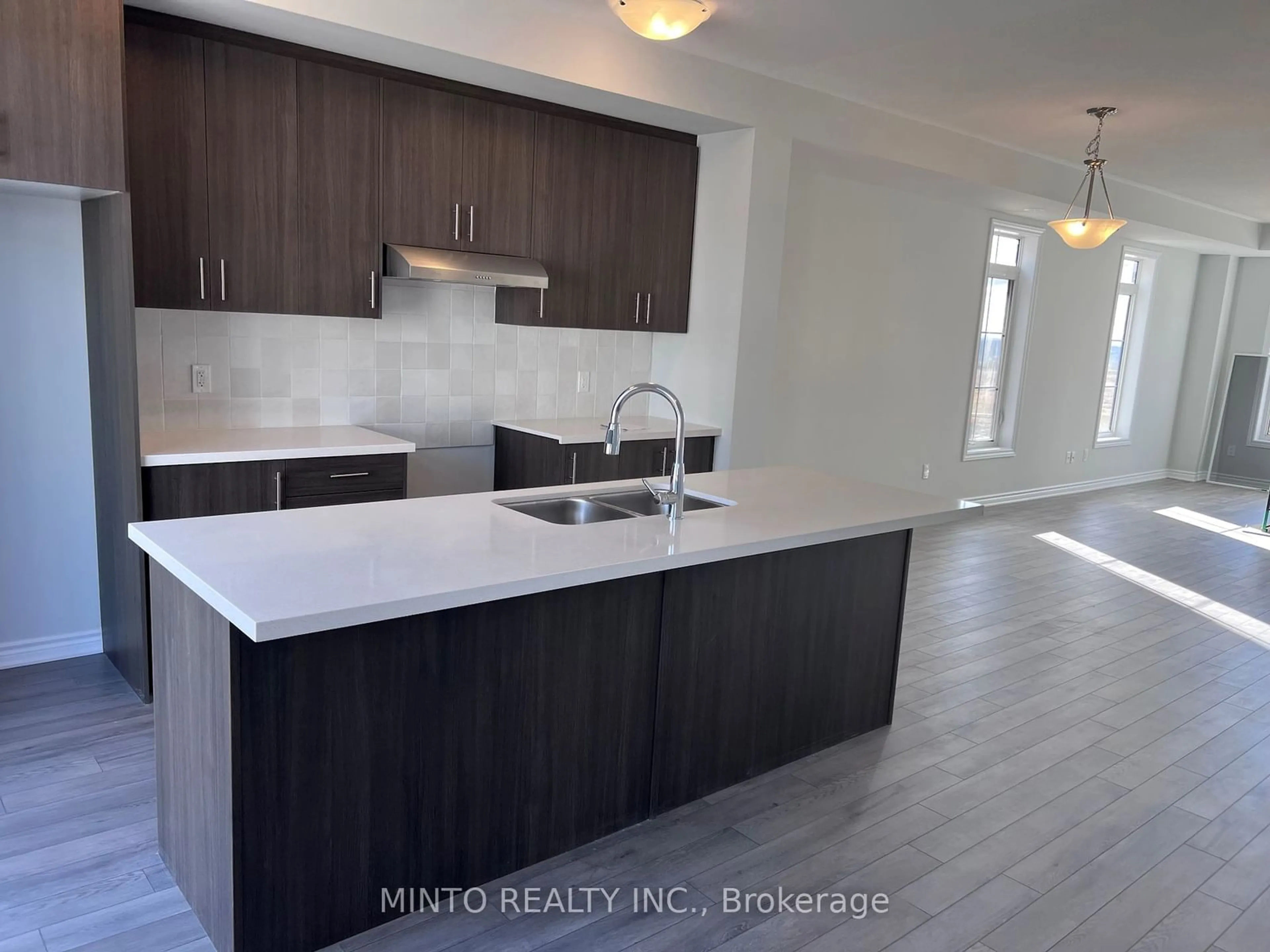 Open concept kitchen for 2453 Verne Bowen St, Oshawa Ontario L1L 0X1