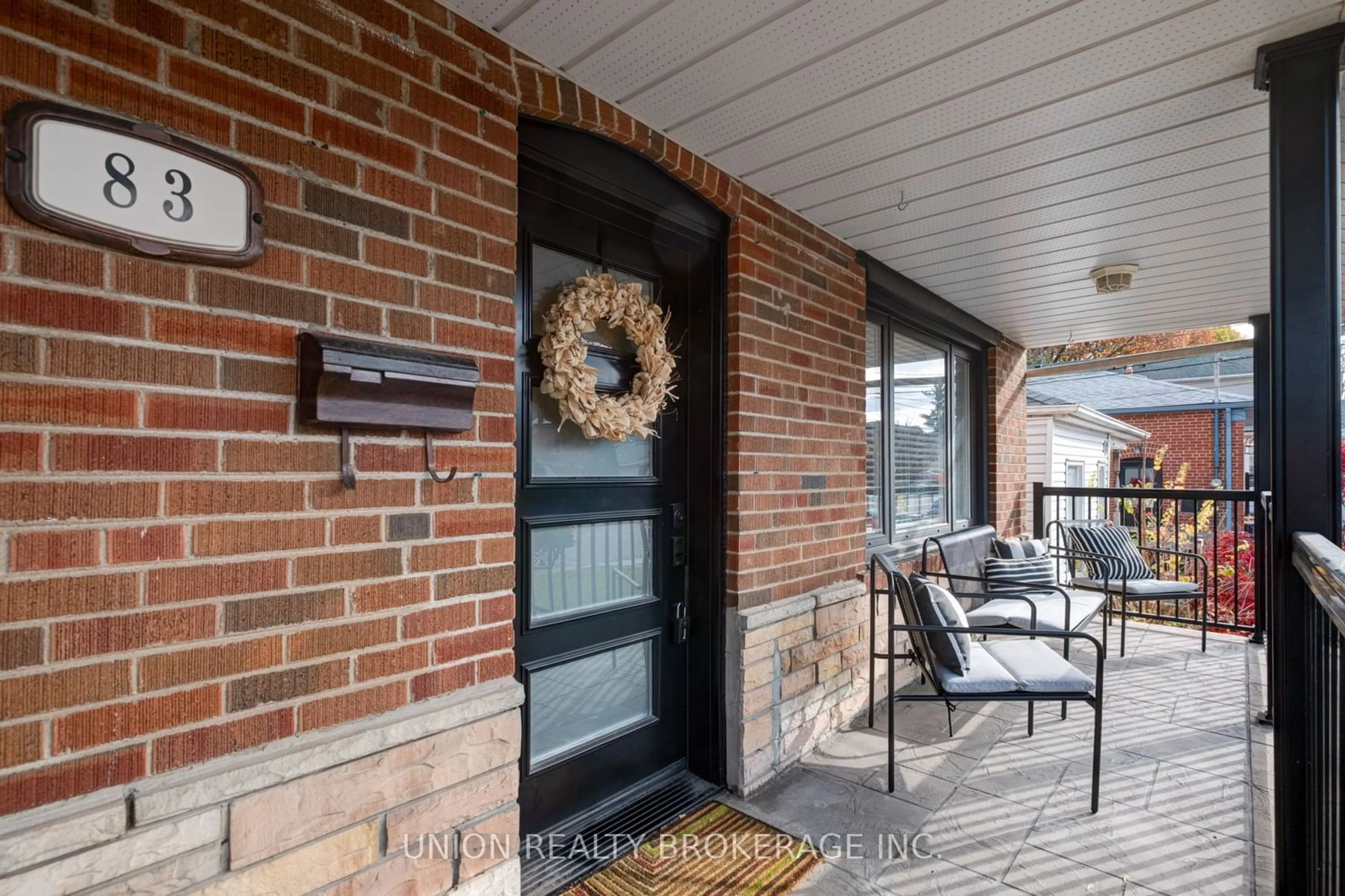 Home with brick exterior material for 83 Eastwood Ave, Toronto Ontario M1N 3H1