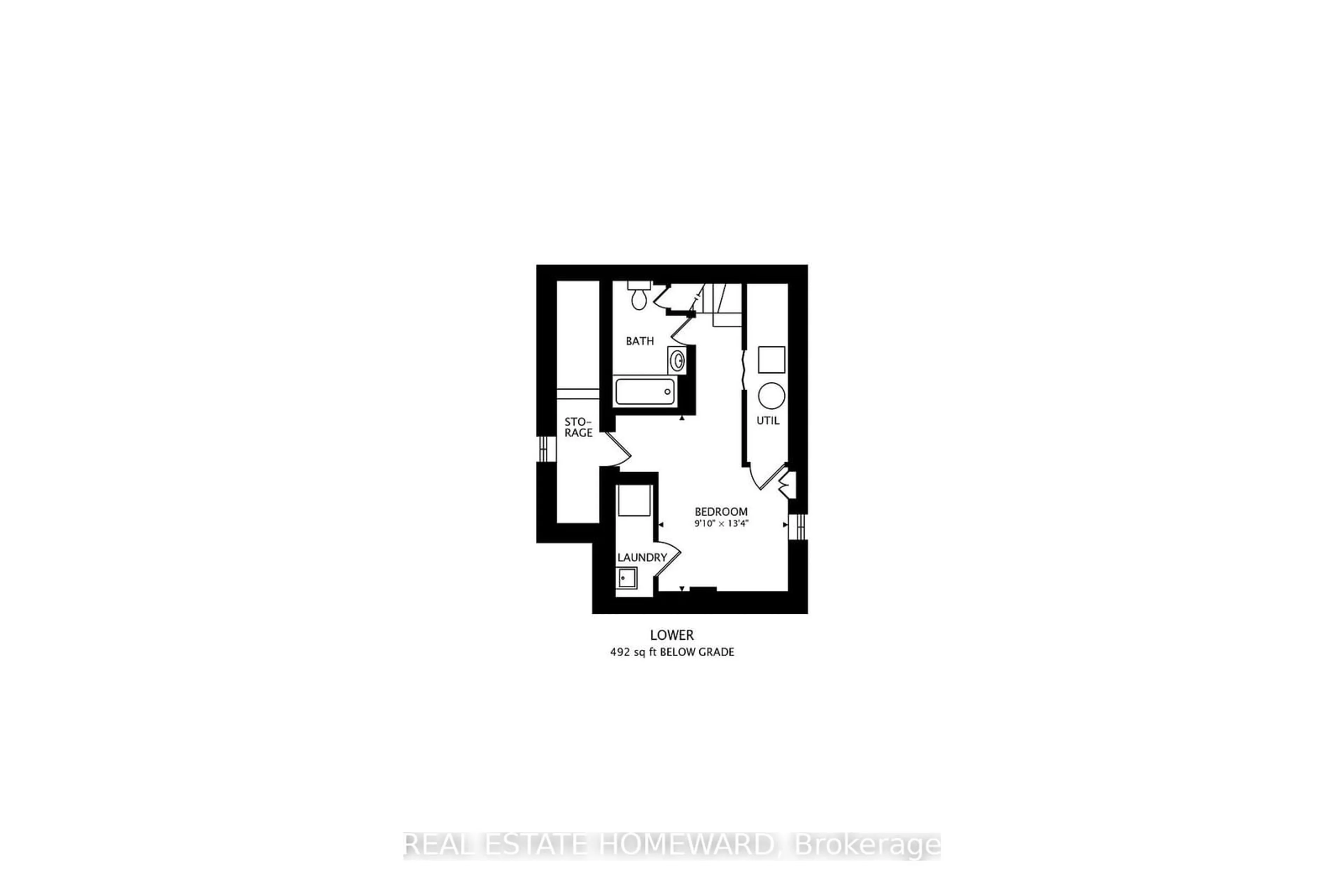 Floor plan for 186 Chisholm Ave, Toronto Ontario M4C 4W2