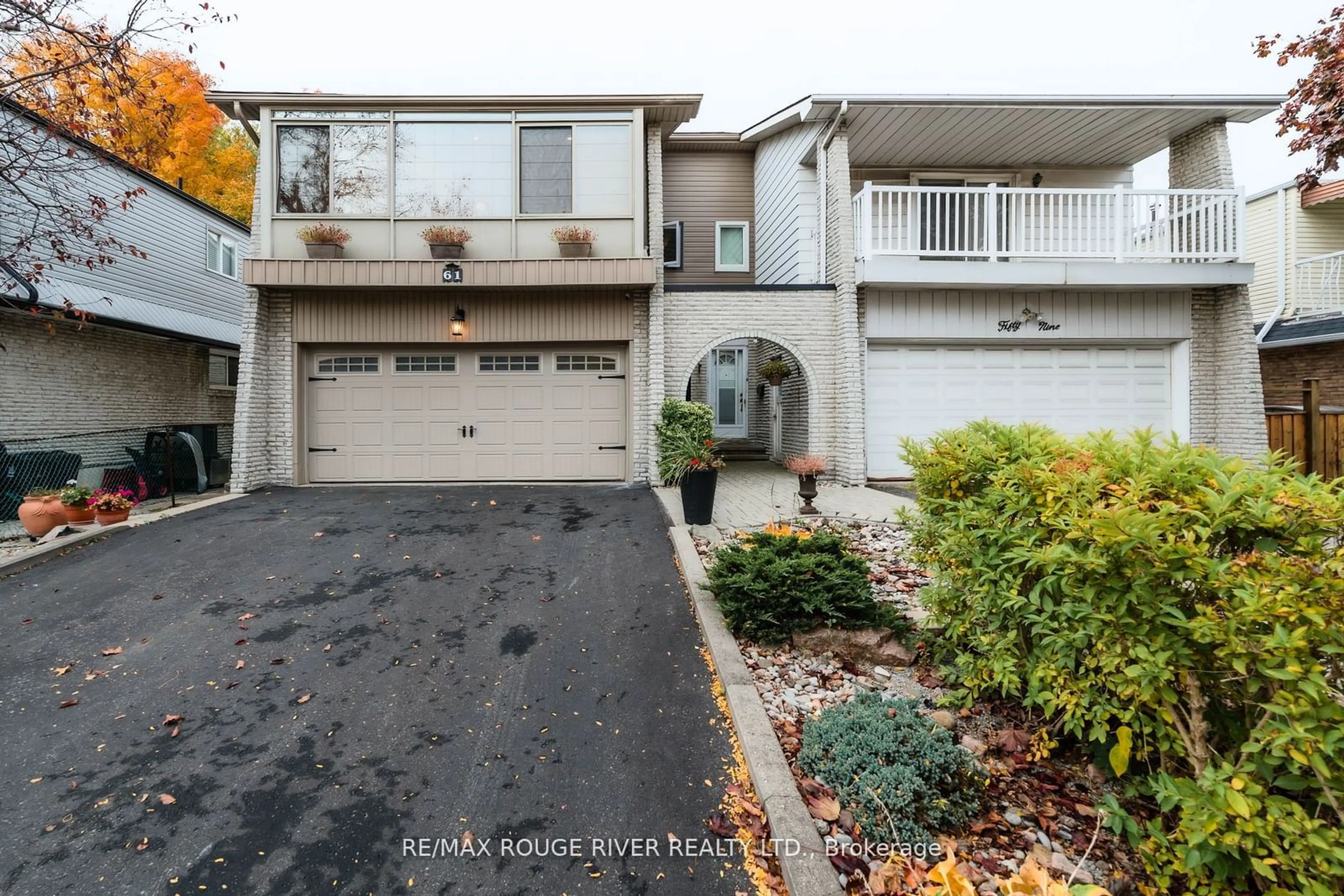 A pic from exterior of the house or condo, the street view for 61 Heaslip Terr, Toronto Ontario M1T 1W8