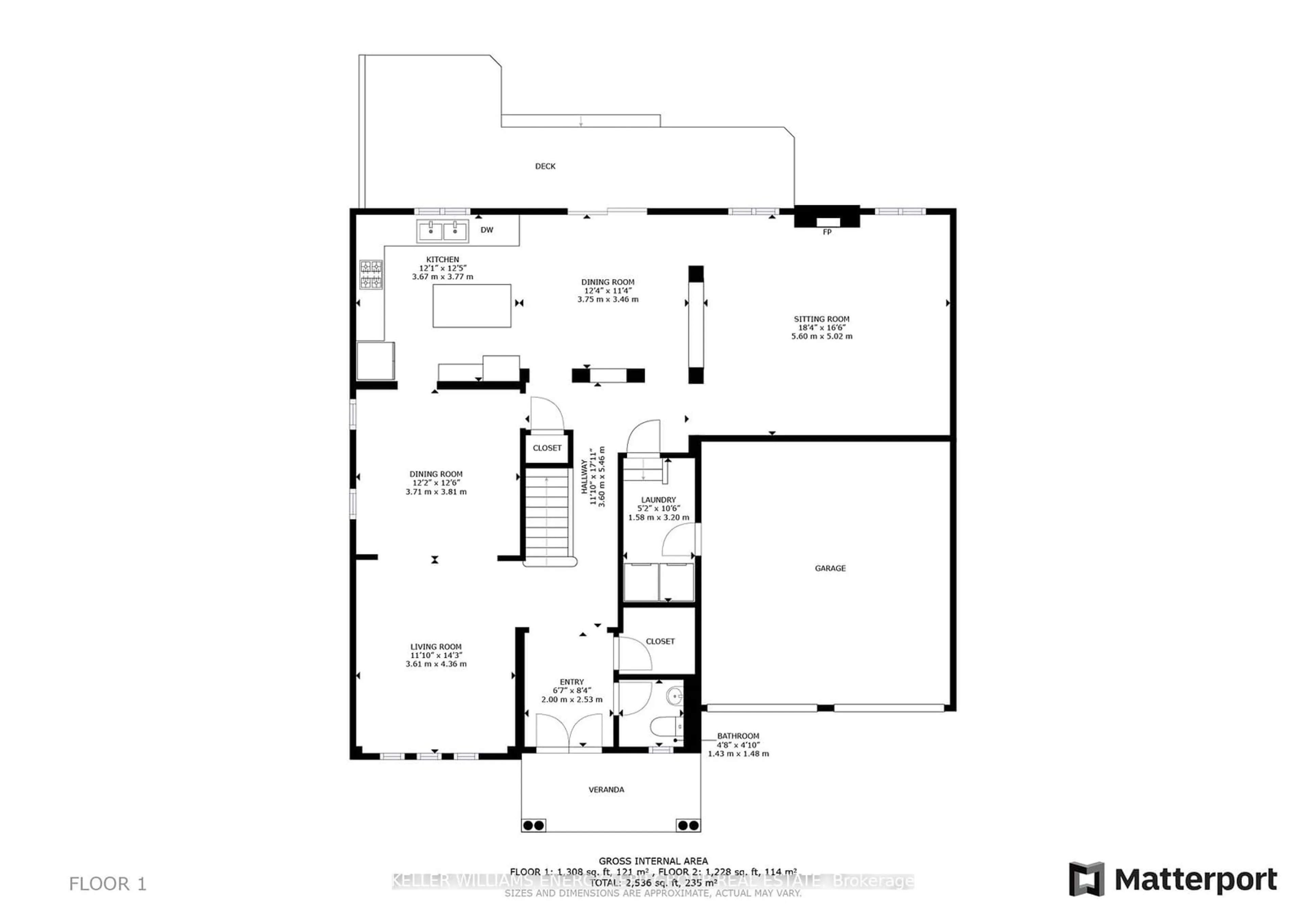 Floor plan for 20 Peacock Cres, Ajax Ontario L1T 0C6