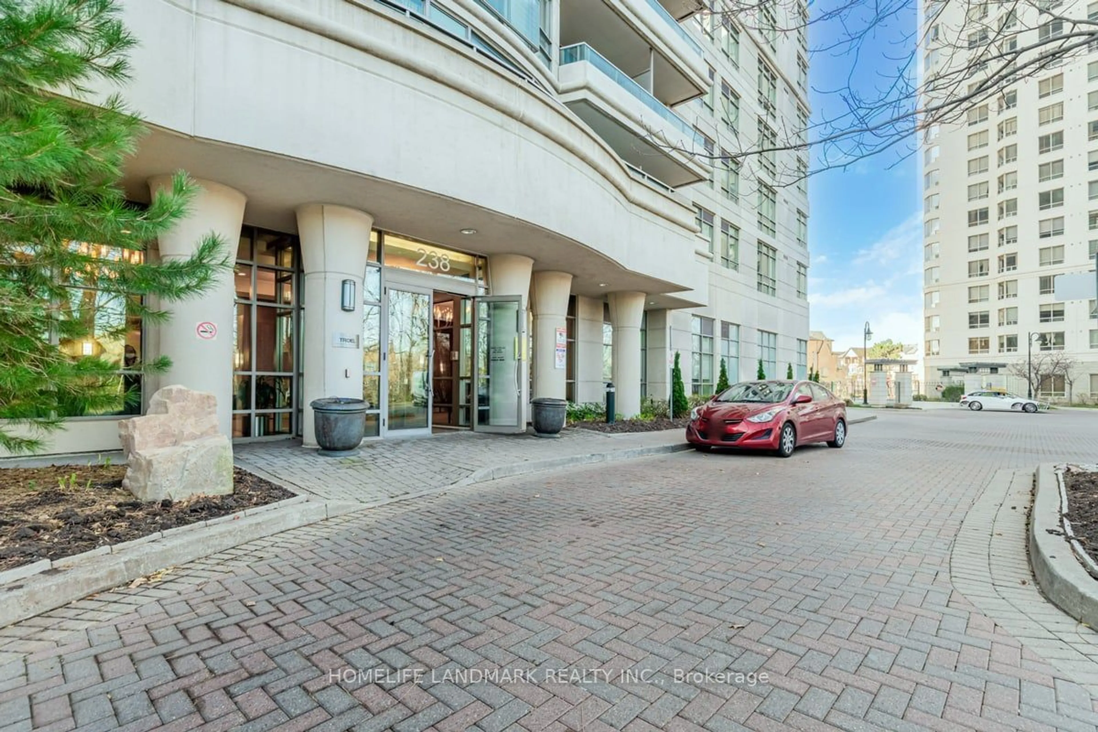 A pic from exterior of the house or condo, the street view for 238 Bonis Ave #2121, Toronto Ontario M1T 3W7