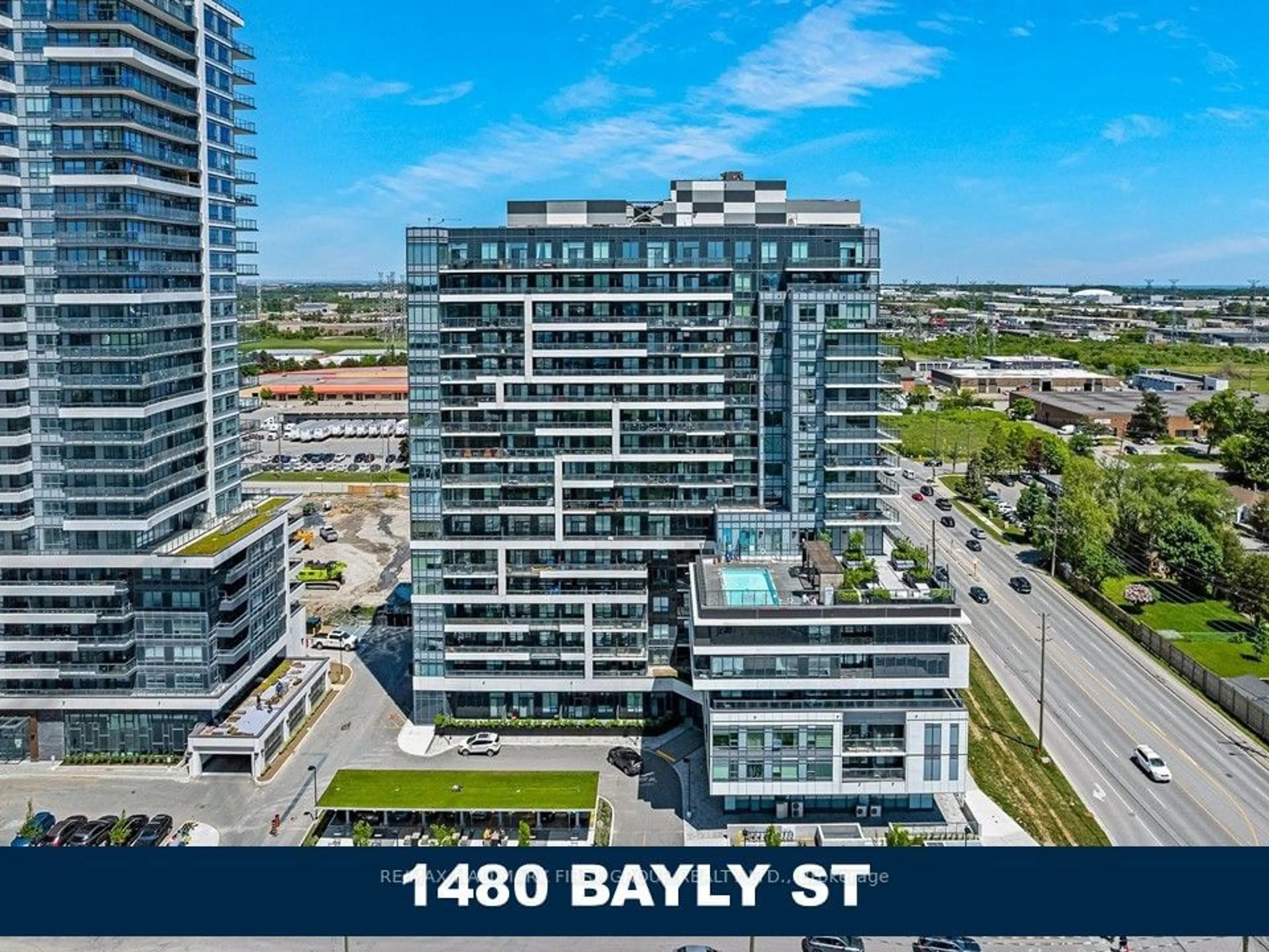 A pic from exterior of the house or condo, the front or back of building for 1480 Bayly St #1508, Pickering Ontario L1W 0C2