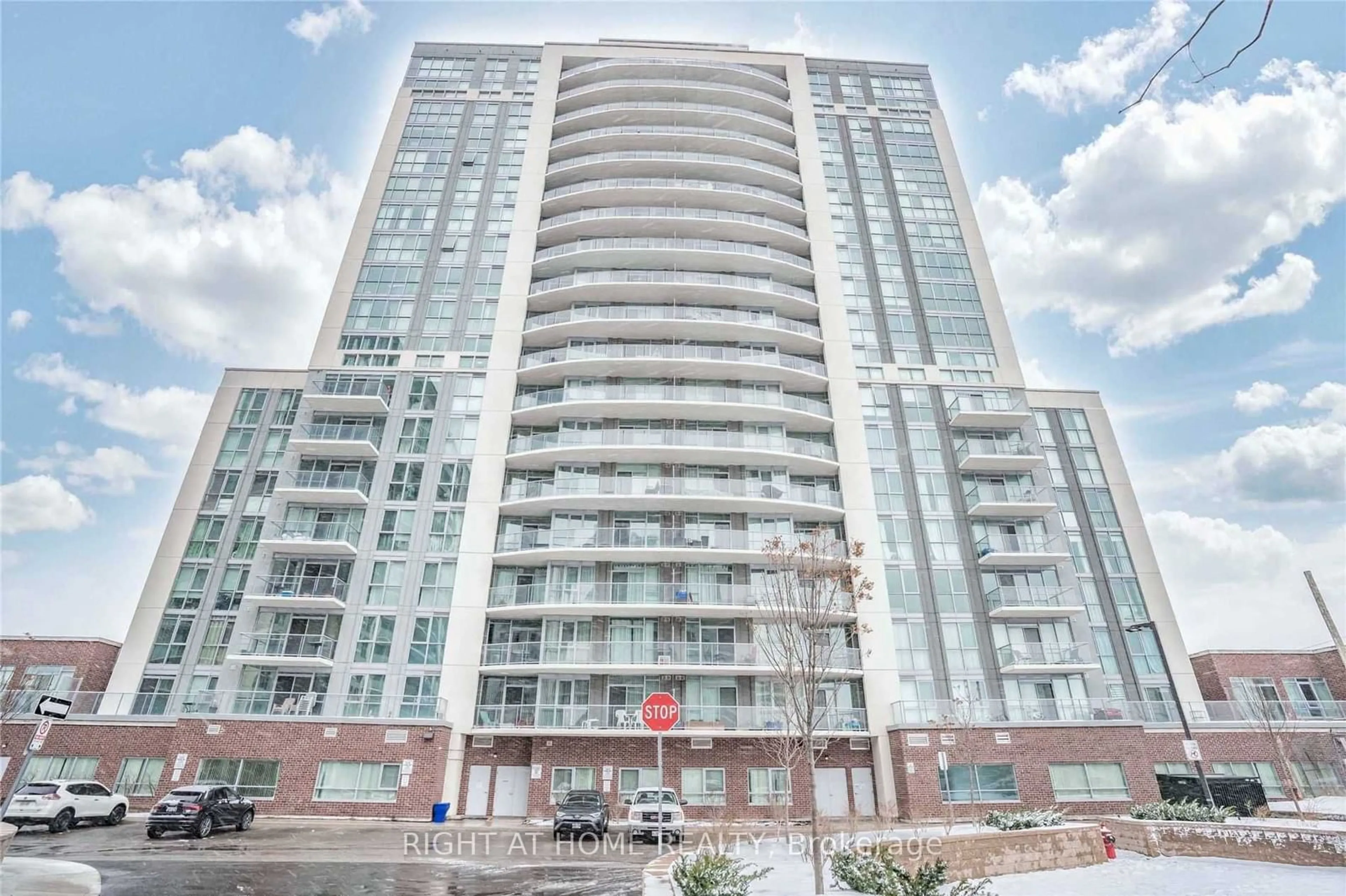 A pic from exterior of the house or condo, the front or back of building for 1328 Birchmount Rd #205, Toronto Ontario M1R 0B6