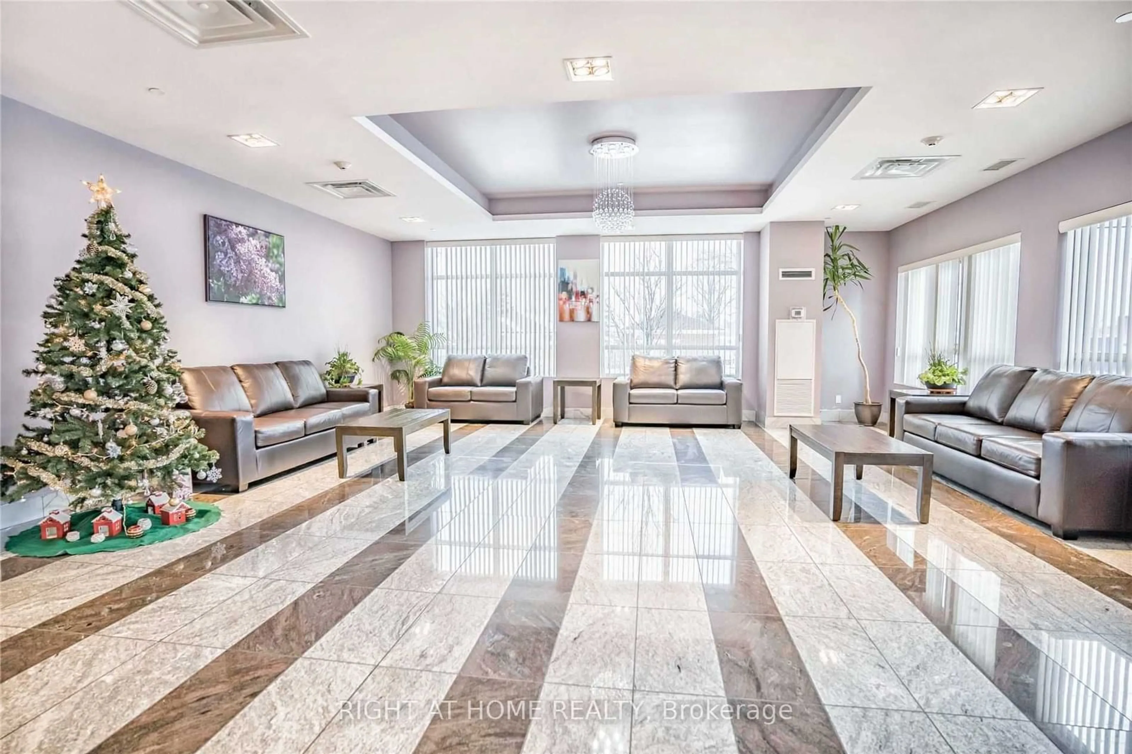 Indoor lobby, ceramic floors for 1328 Birchmount Rd #205, Toronto Ontario M1R 0B6