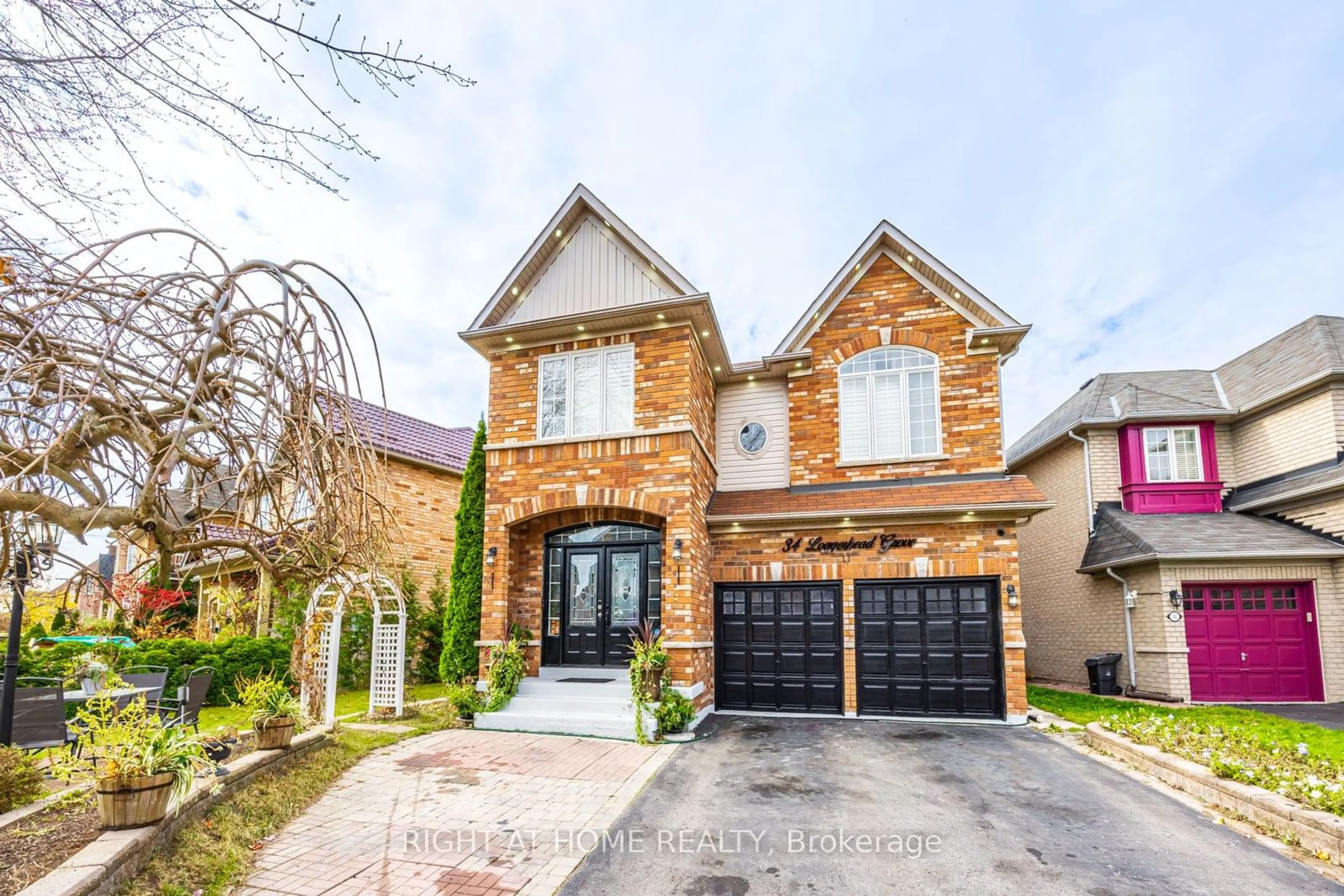 Home with brick exterior material for 34 Loggerhead Grve, Toronto Ontario M1X 1T7