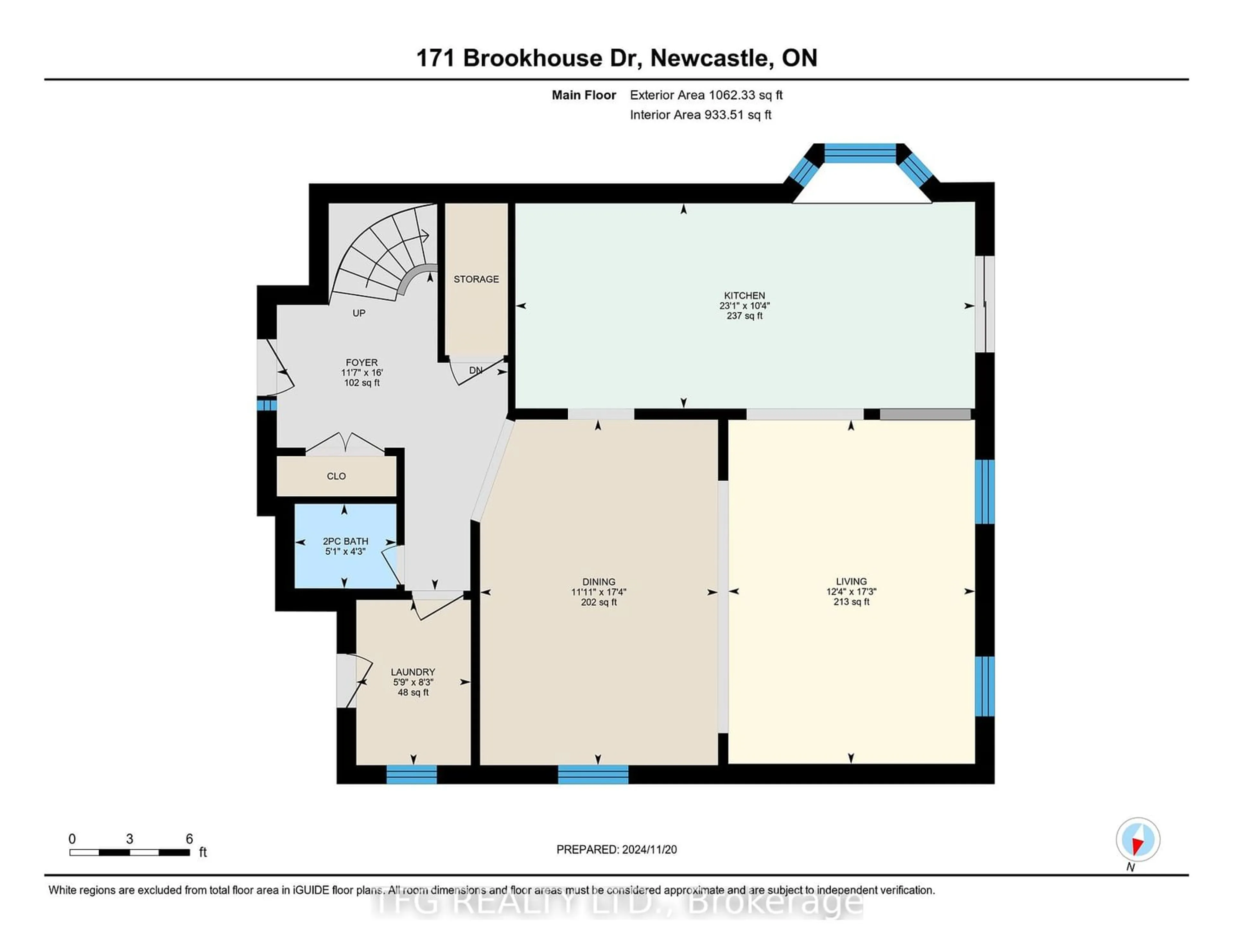 Floor plan for 171 Brookhouse Dr, Clarington Ontario L1B 1N9