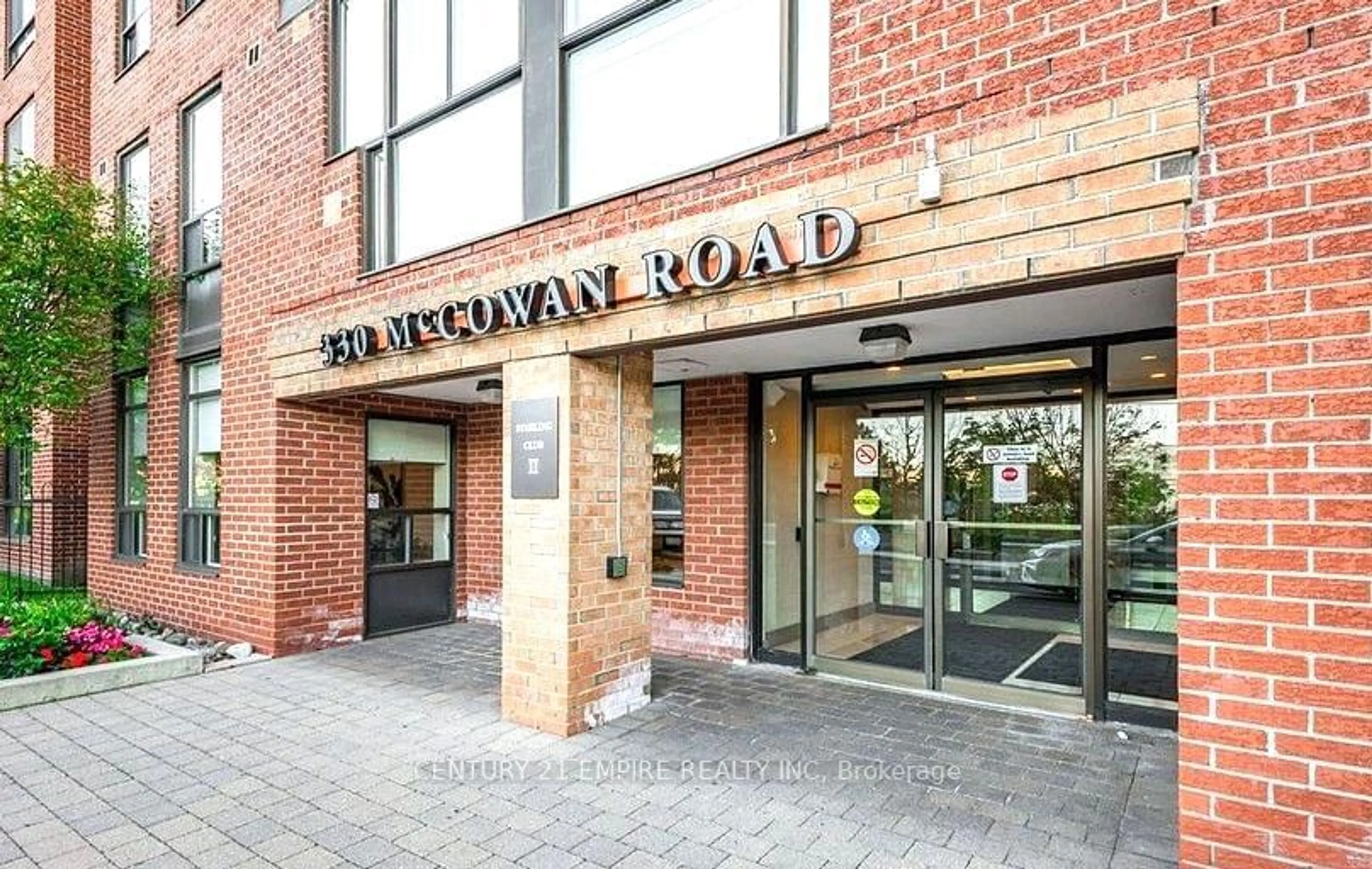 A pic from exterior of the house or condo, the front or back of building for 330 Mccowan Rd #1312, Toronto Ontario M1J 3N3