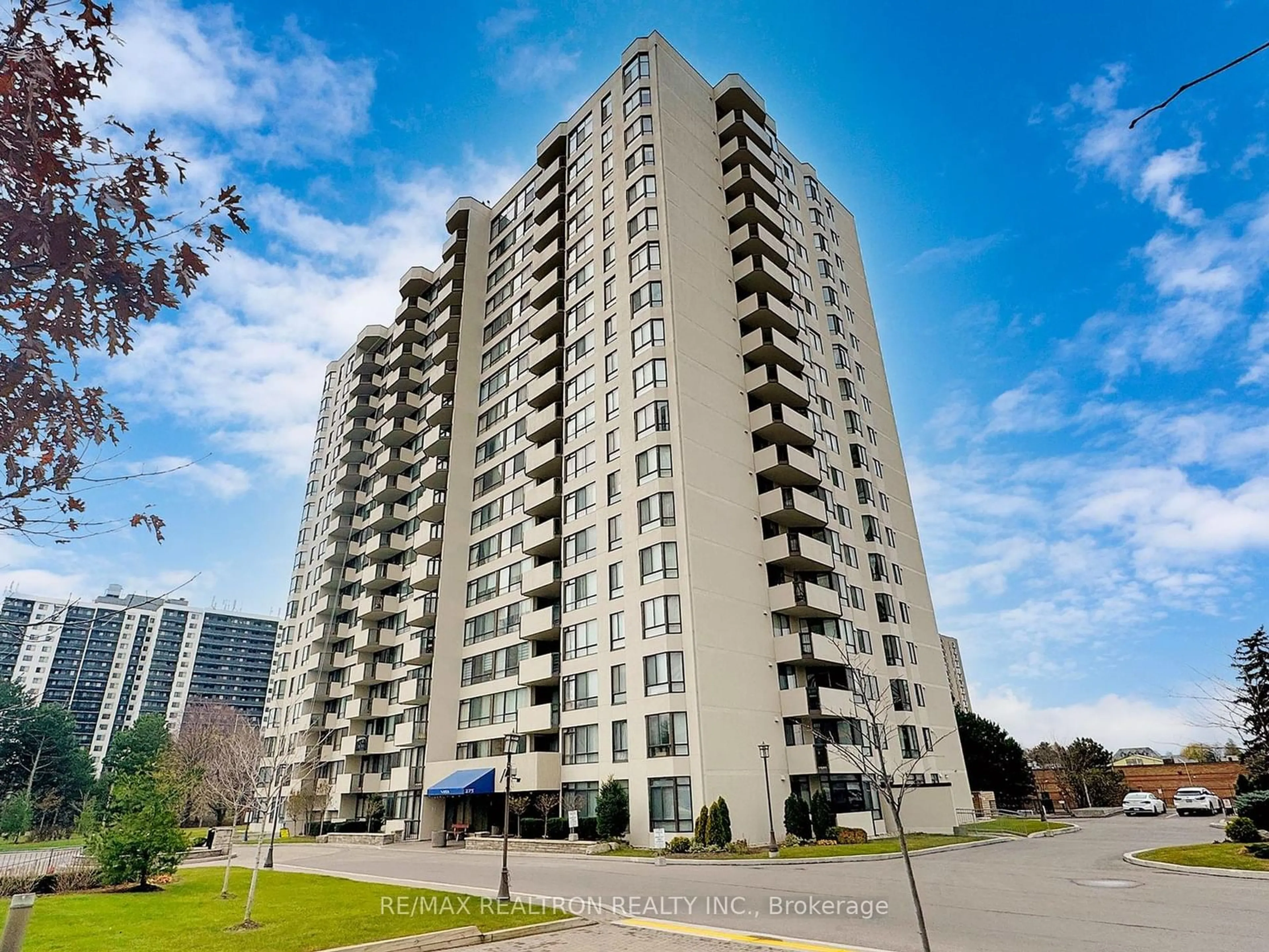 A pic from exterior of the house or condo, the front or back of building for 275 Bamburgh Circ #1709, Toronto Ontario M1W 3X4