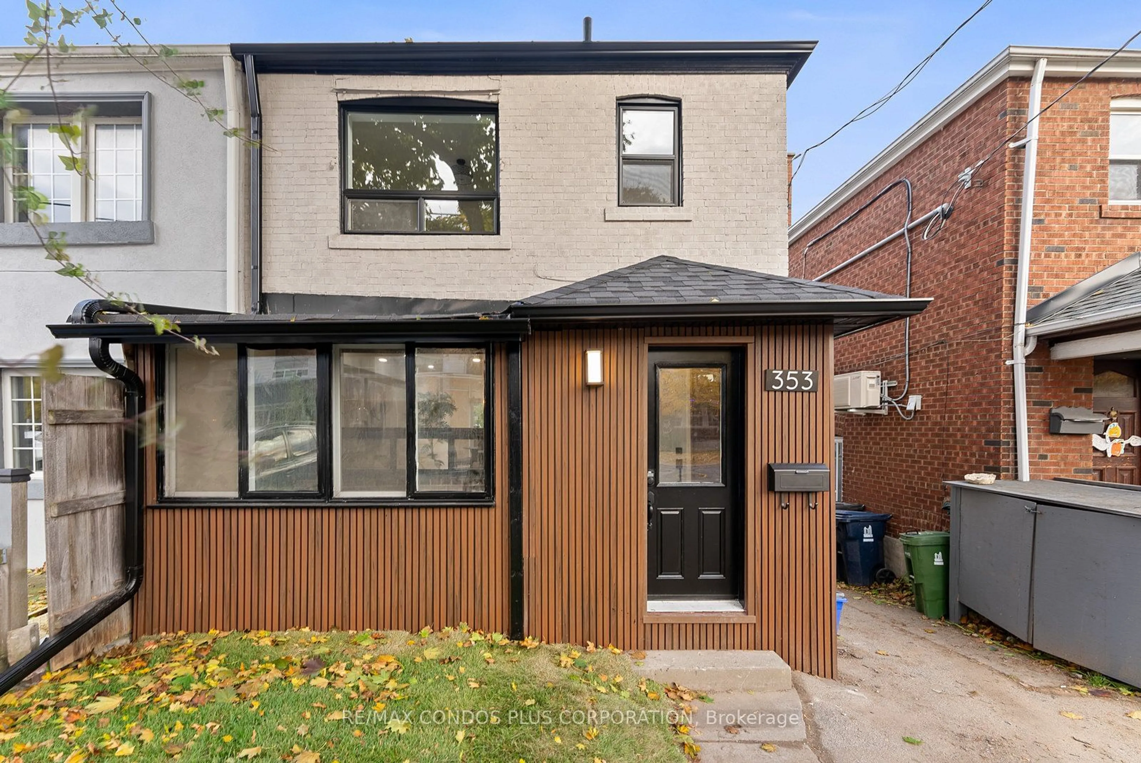 Home with brick exterior material for 353 Victoria Park Ave, Toronto Ontario M4E 3S9