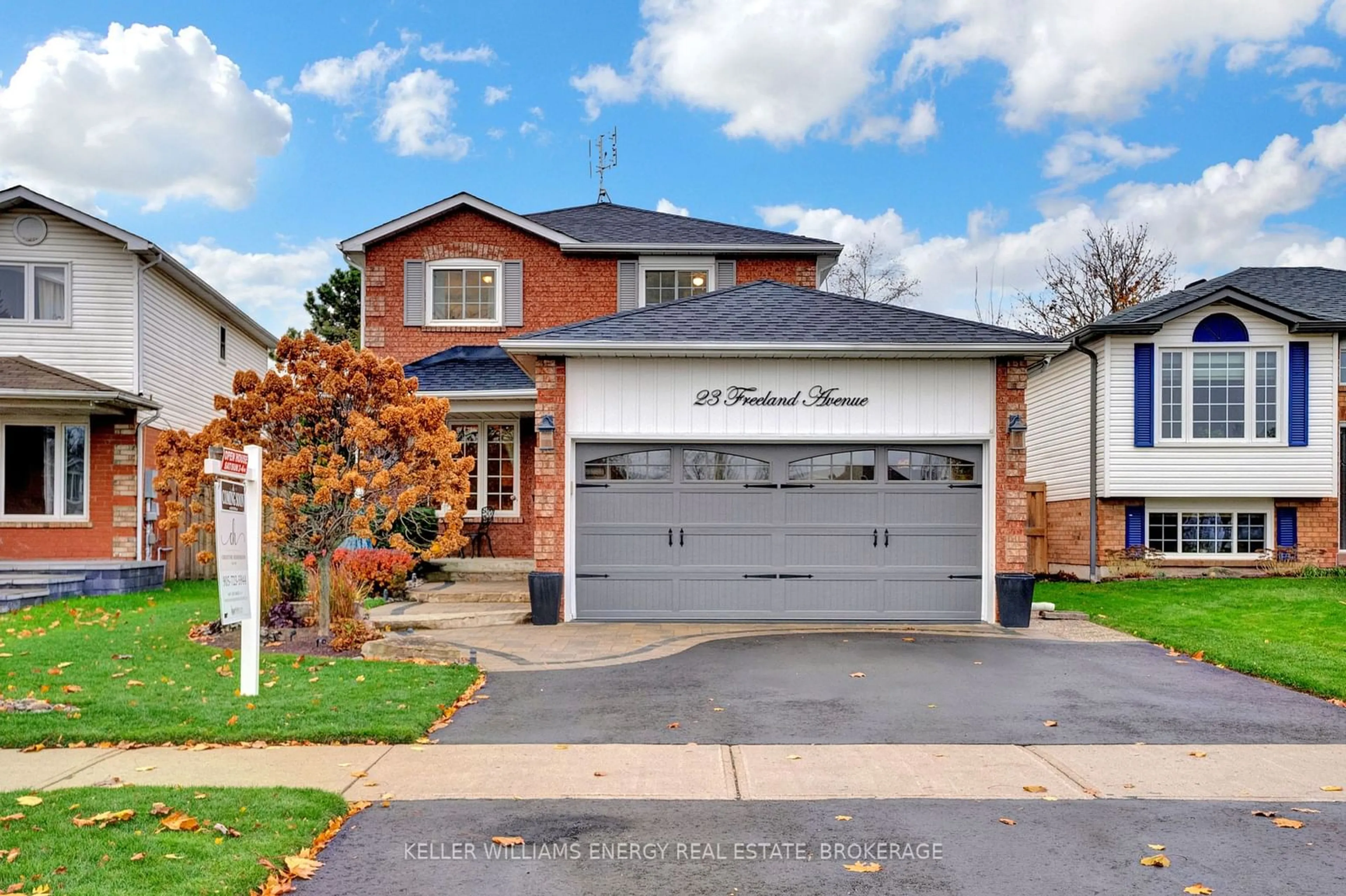 Home with brick exterior material for 23 Freeland Ave, Clarington Ontario L1C 4R9